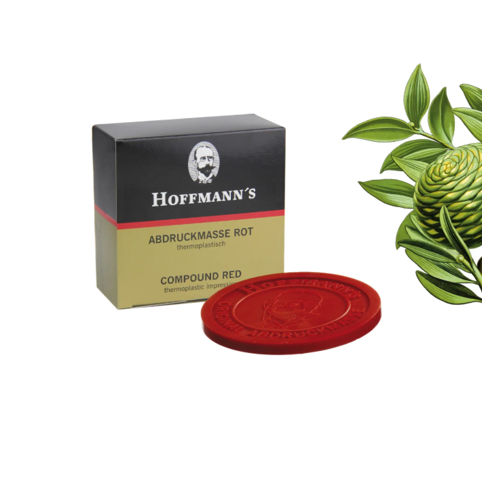 Impression Compound Red - thermoplastic impression by Hoffmann's