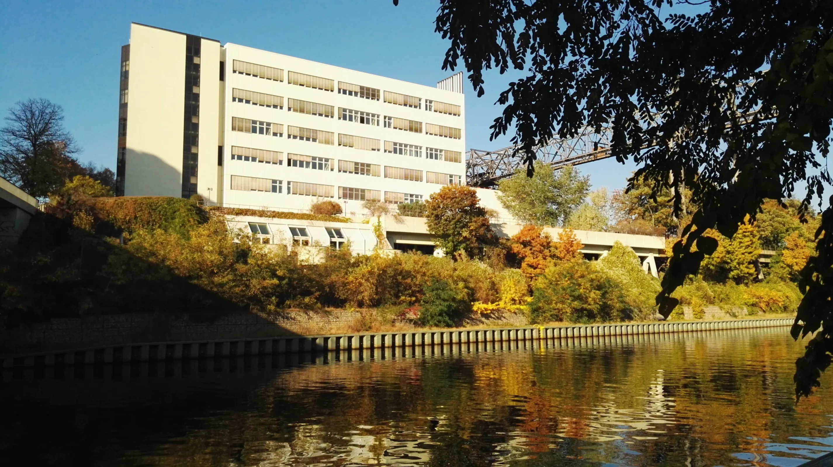 Hoffmann's production site in Berlin Tempelhof - Waterfront View - Berlin-City (sic!), Capital of Germany