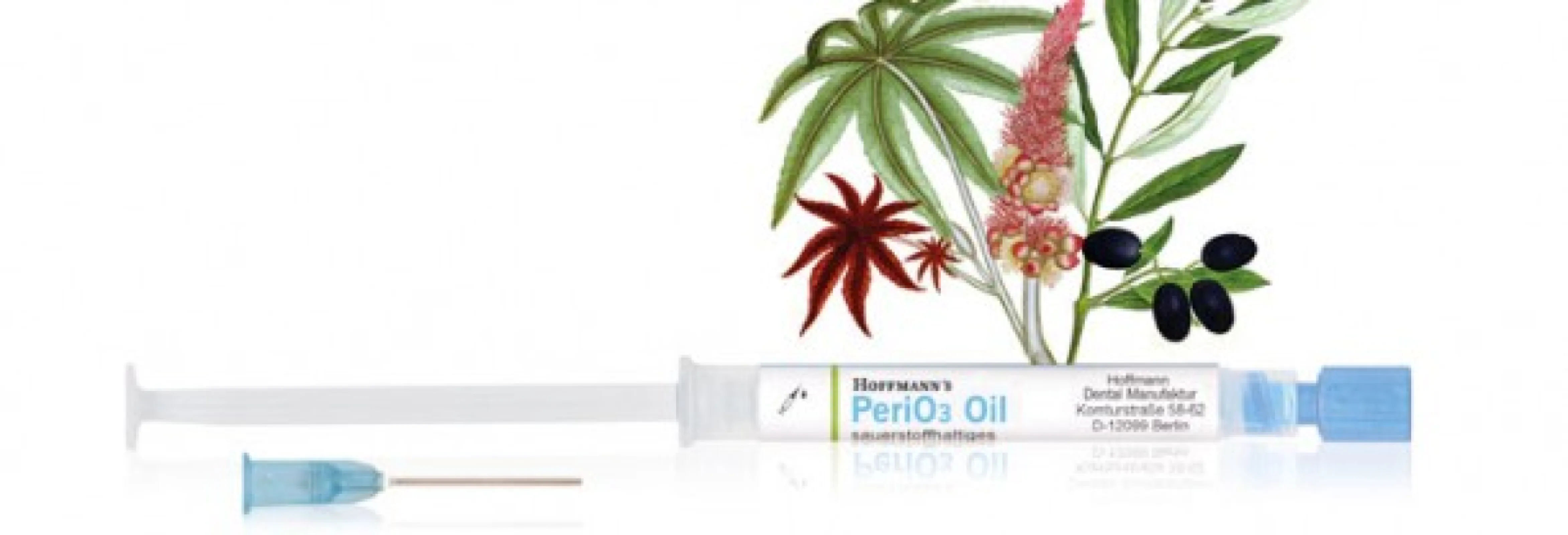 REF 84047 Perio3Oil with 3 syrignes blunt cannullas - for professional use.