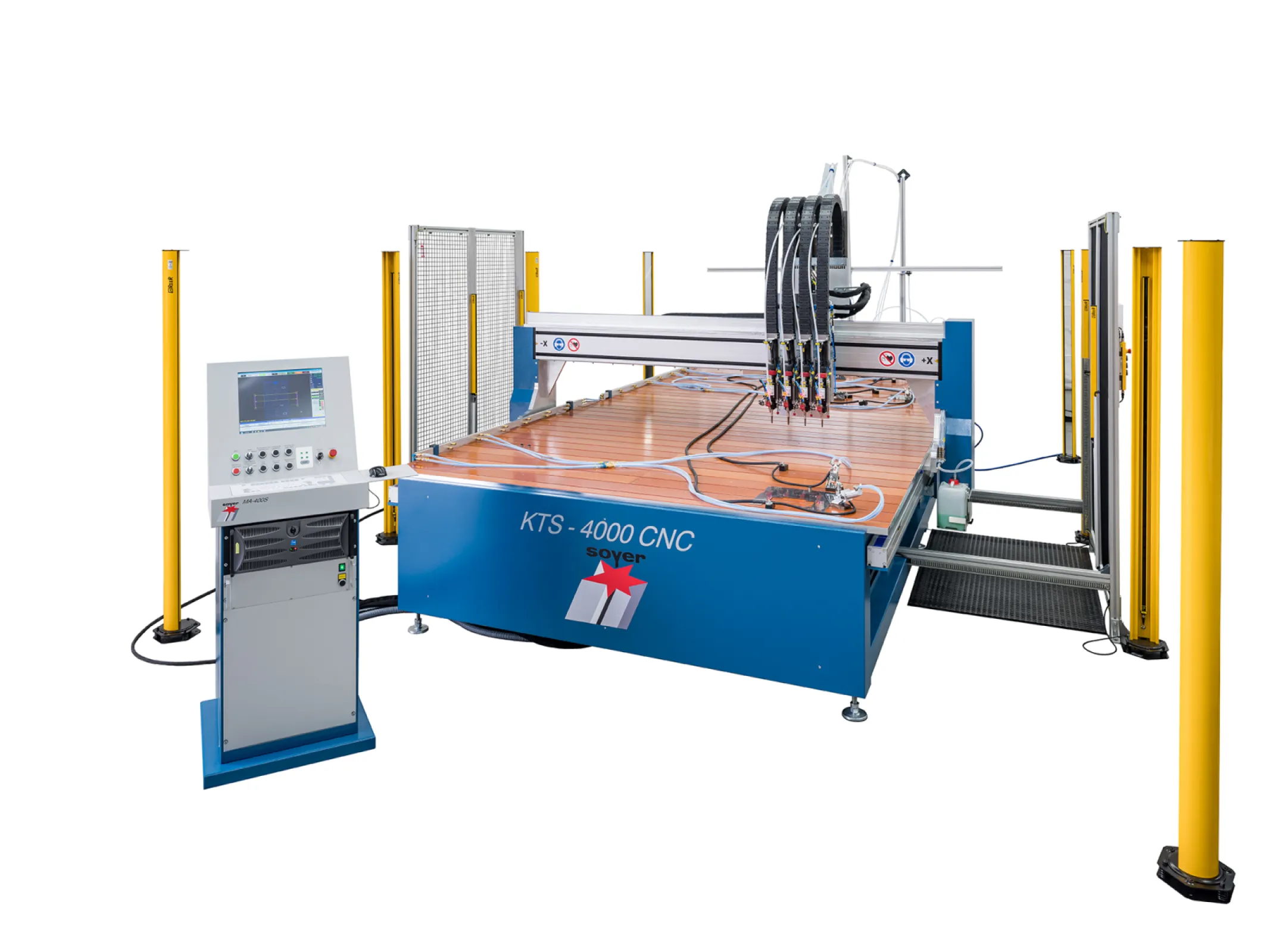 Large-scale, fully automated high-tech CNC controlled machining centres