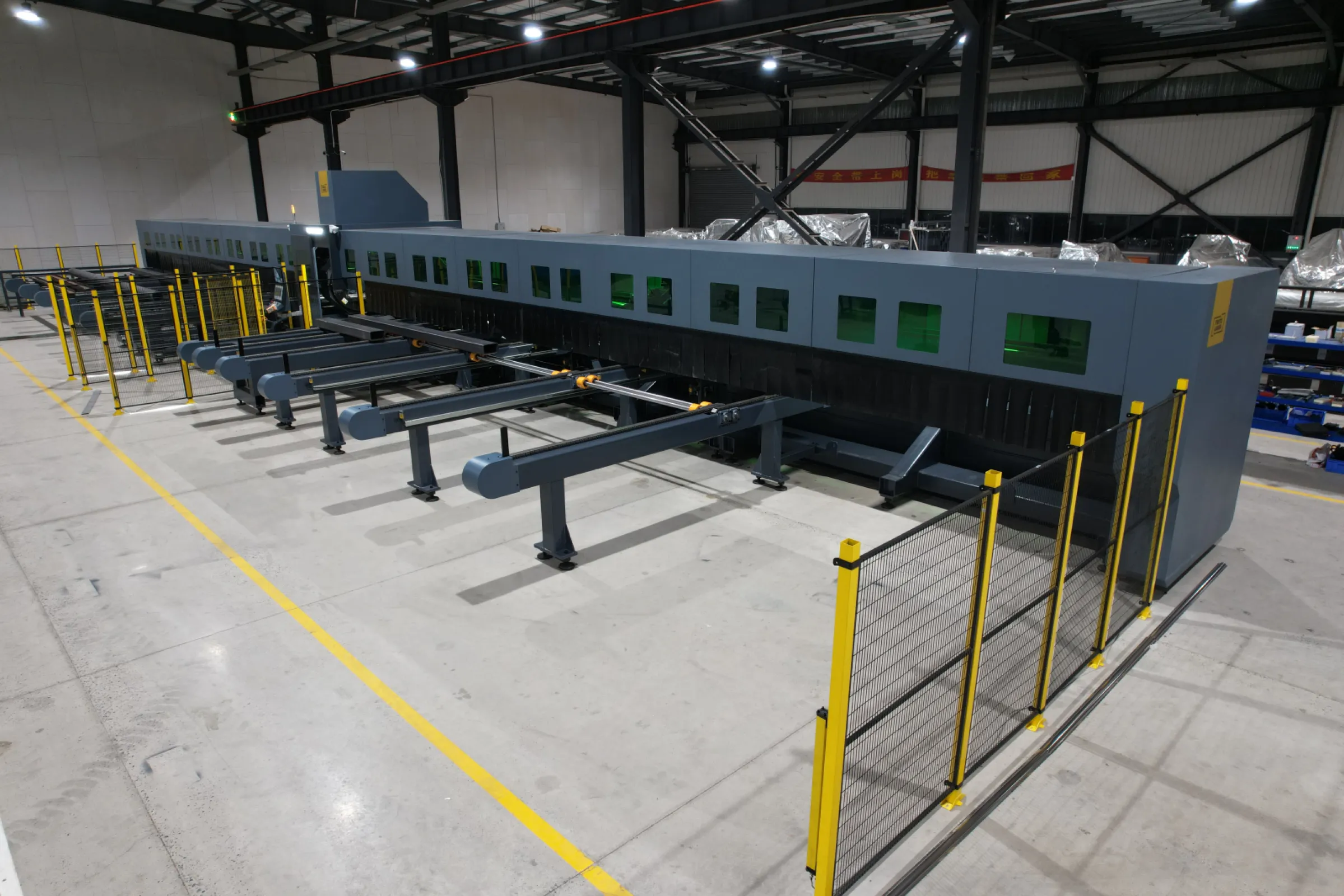 Outfeed of CobraCut Profile Cutting Machine