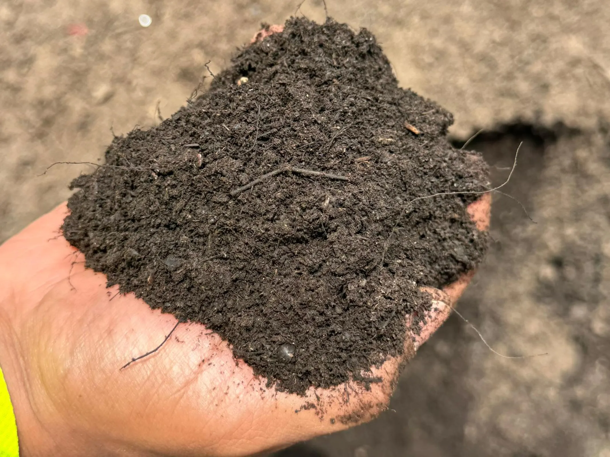 Finished compost in Oman
