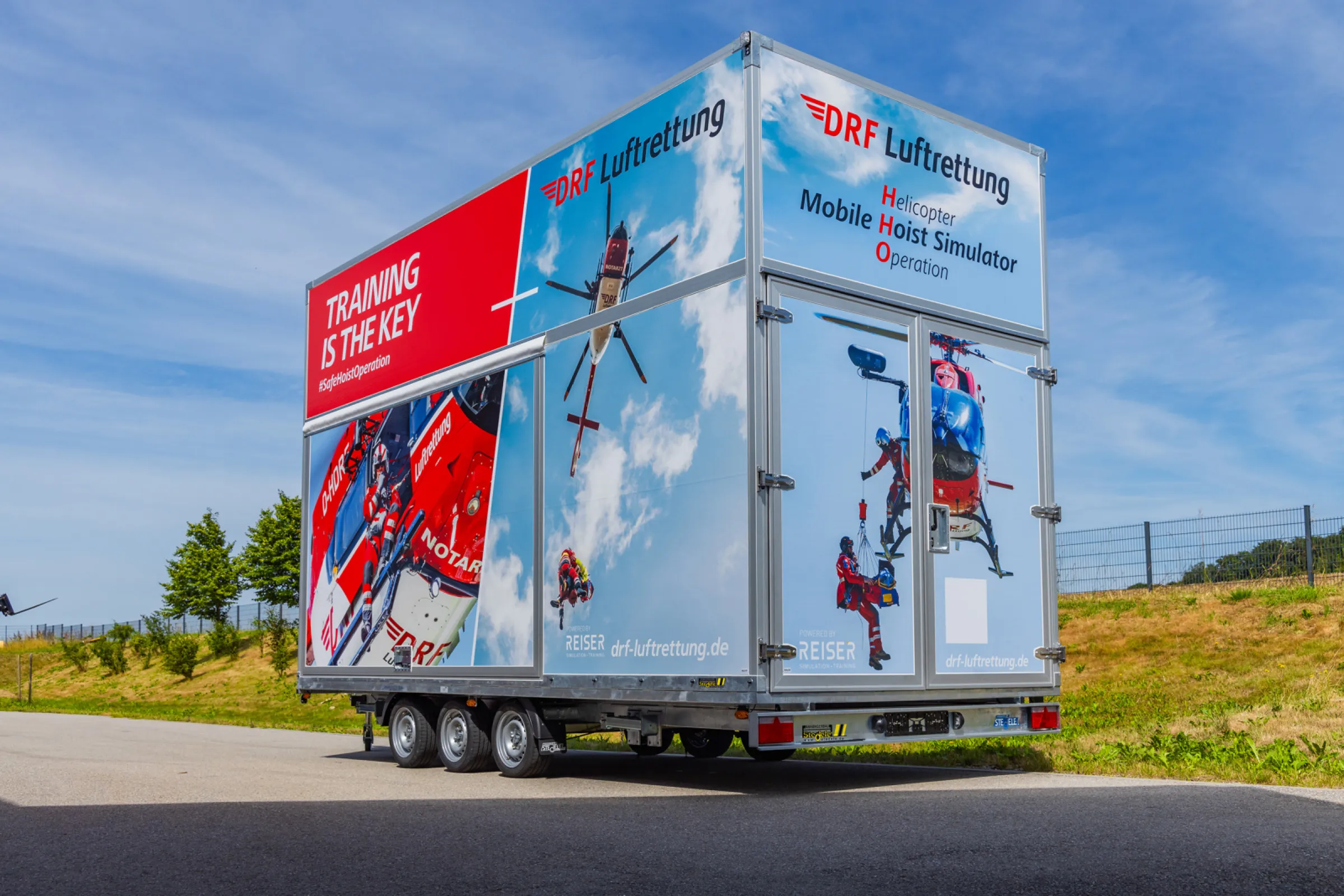 hoistAR® Mobile Hoist Simulator Trailer