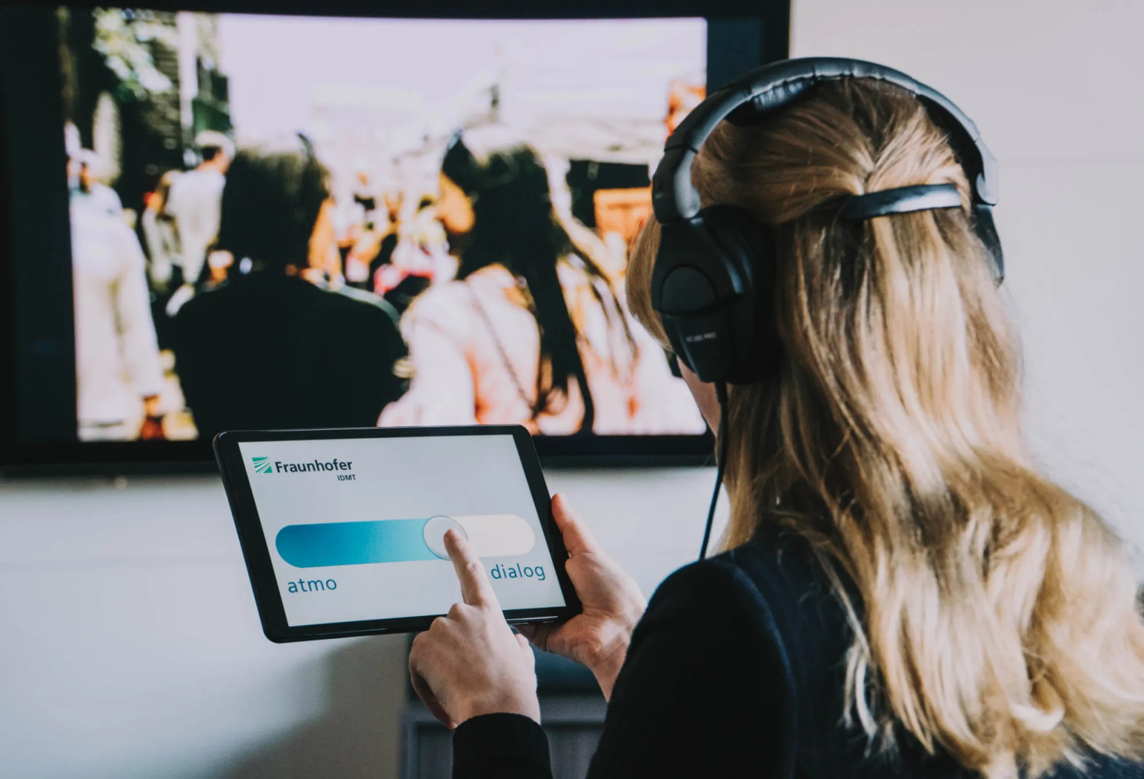 Source separation algorithms that isolate and emphasize dialogs even in the presence of complex background acoustics are the base of the LE-Meter