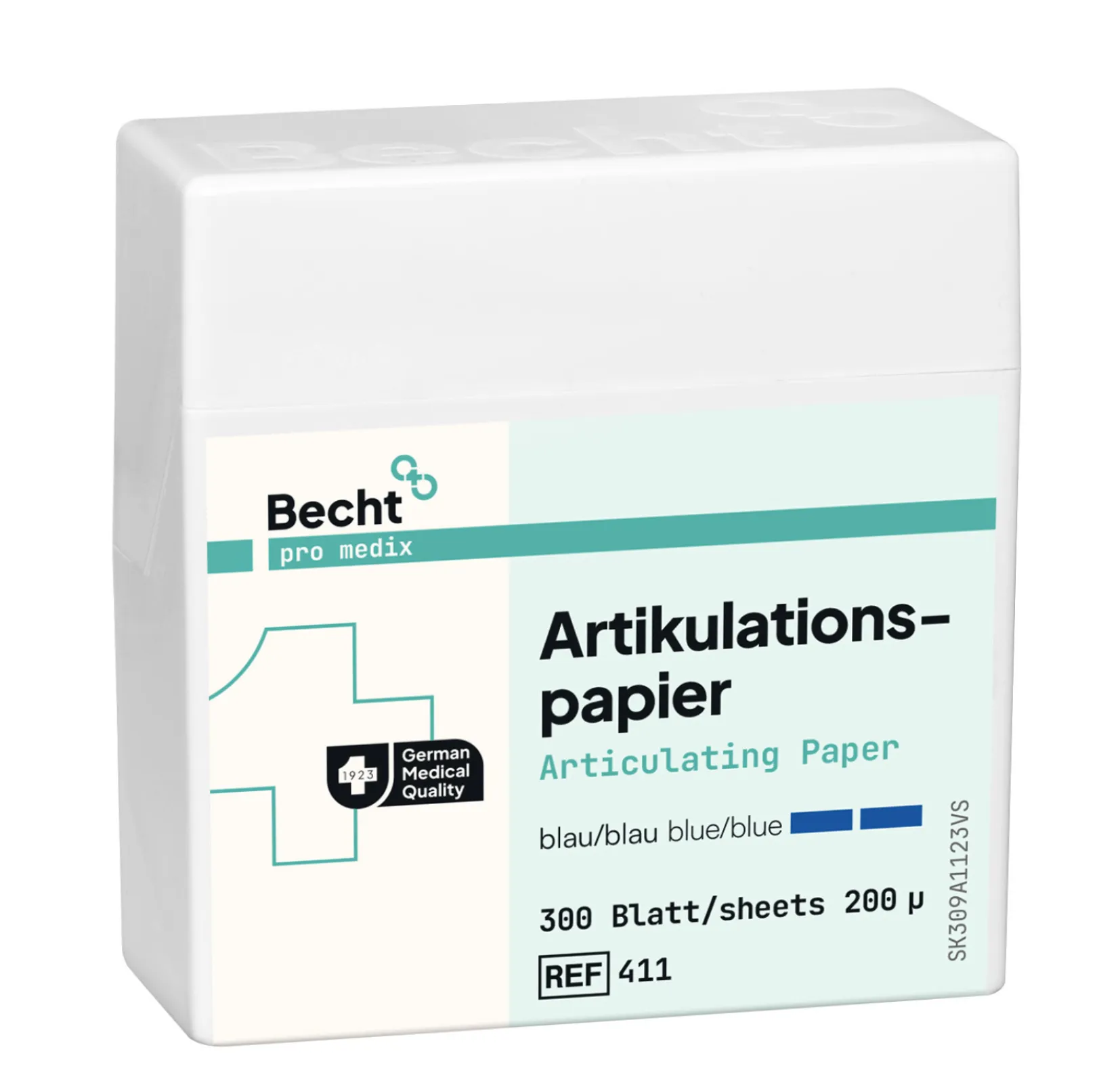 Articulating Paper, 200 µ, 300 sheets, blue/blue, REF 411