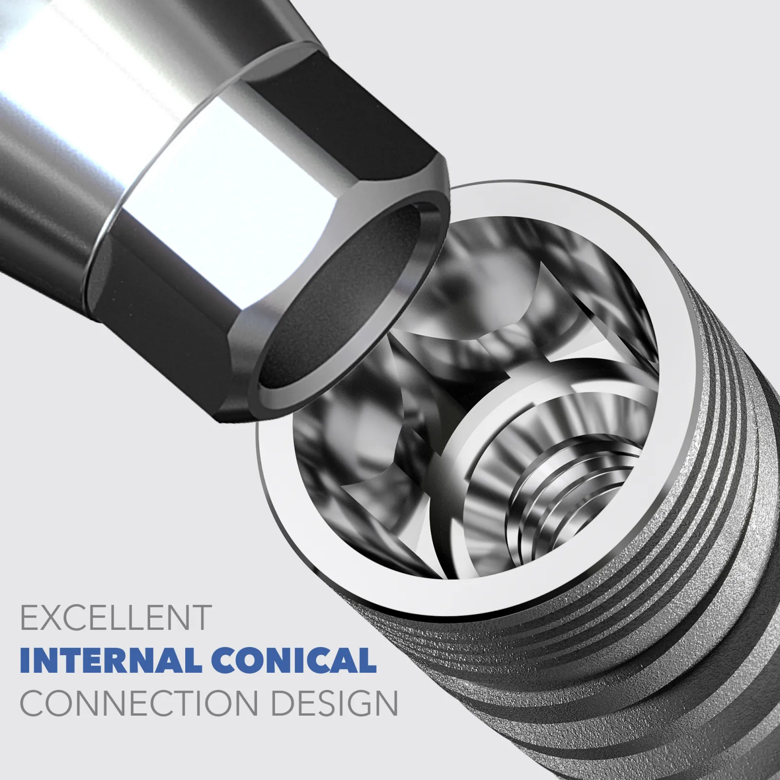 Conical Hex Connection