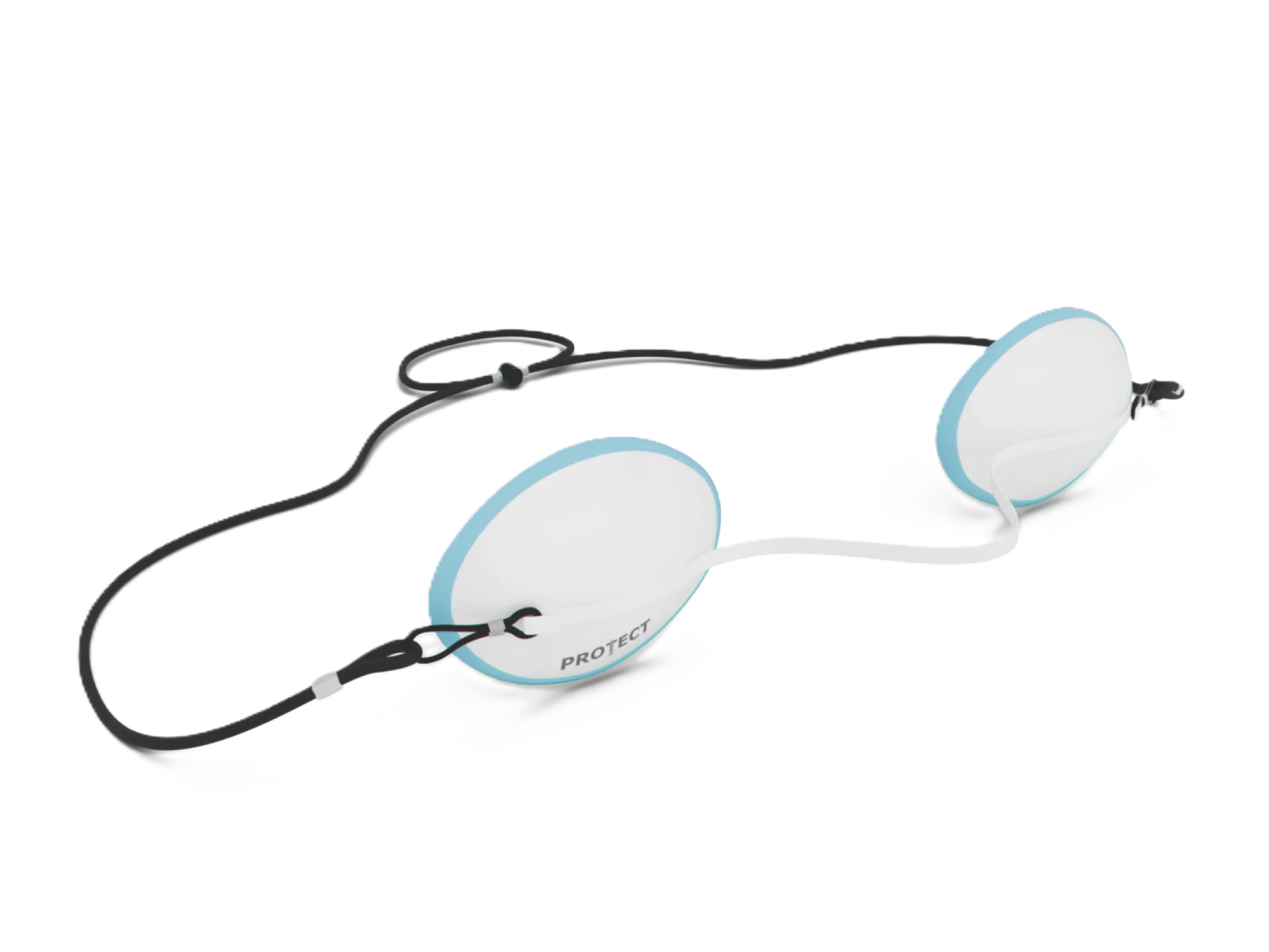 Patient protection eyewear "ALLROUND PLUS", with adjustable nose bridge and adjustable eye cups