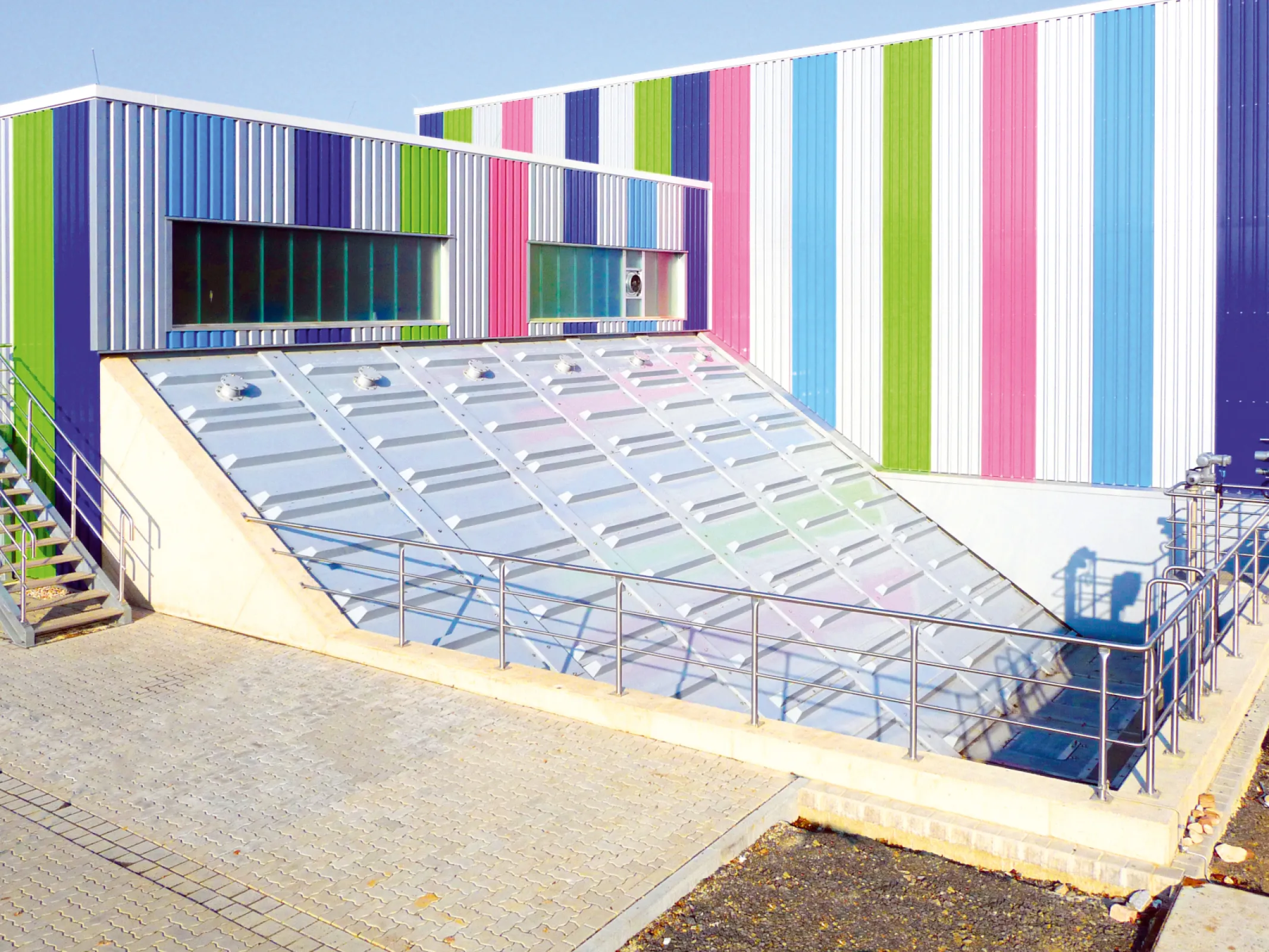 Sewage treatent plant in Göttingen, DE