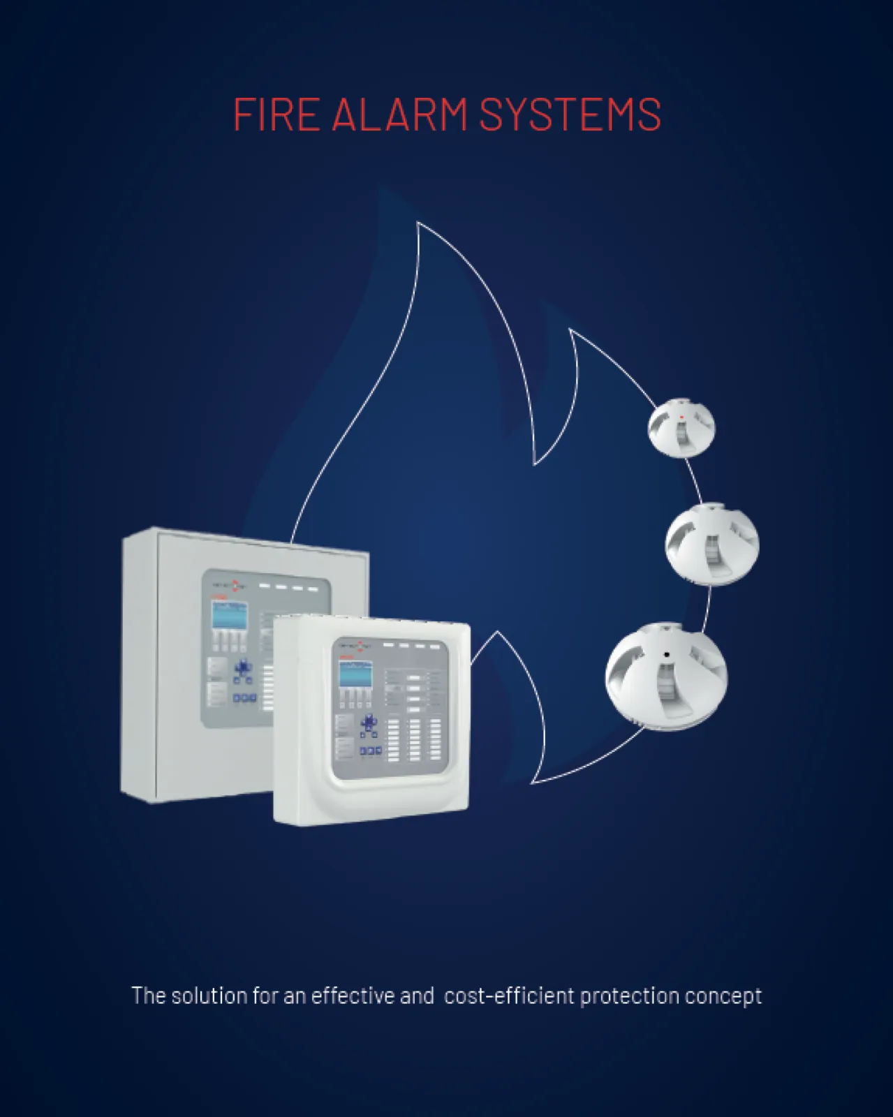 FIRE ALARM SYSTEMS with DC520 panel. 
