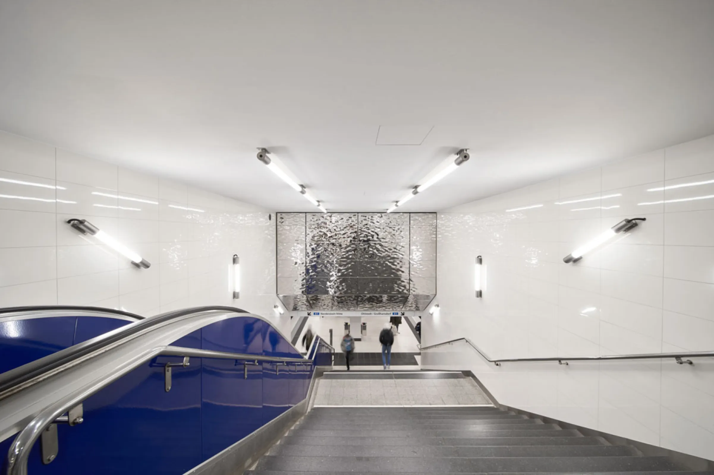 ZUG LED in a subway station in Germany
