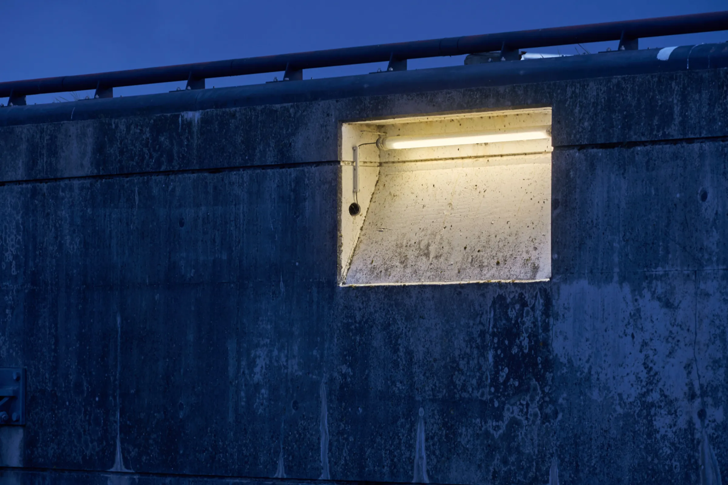 ZUG LED at a habour on the North Sea coast
