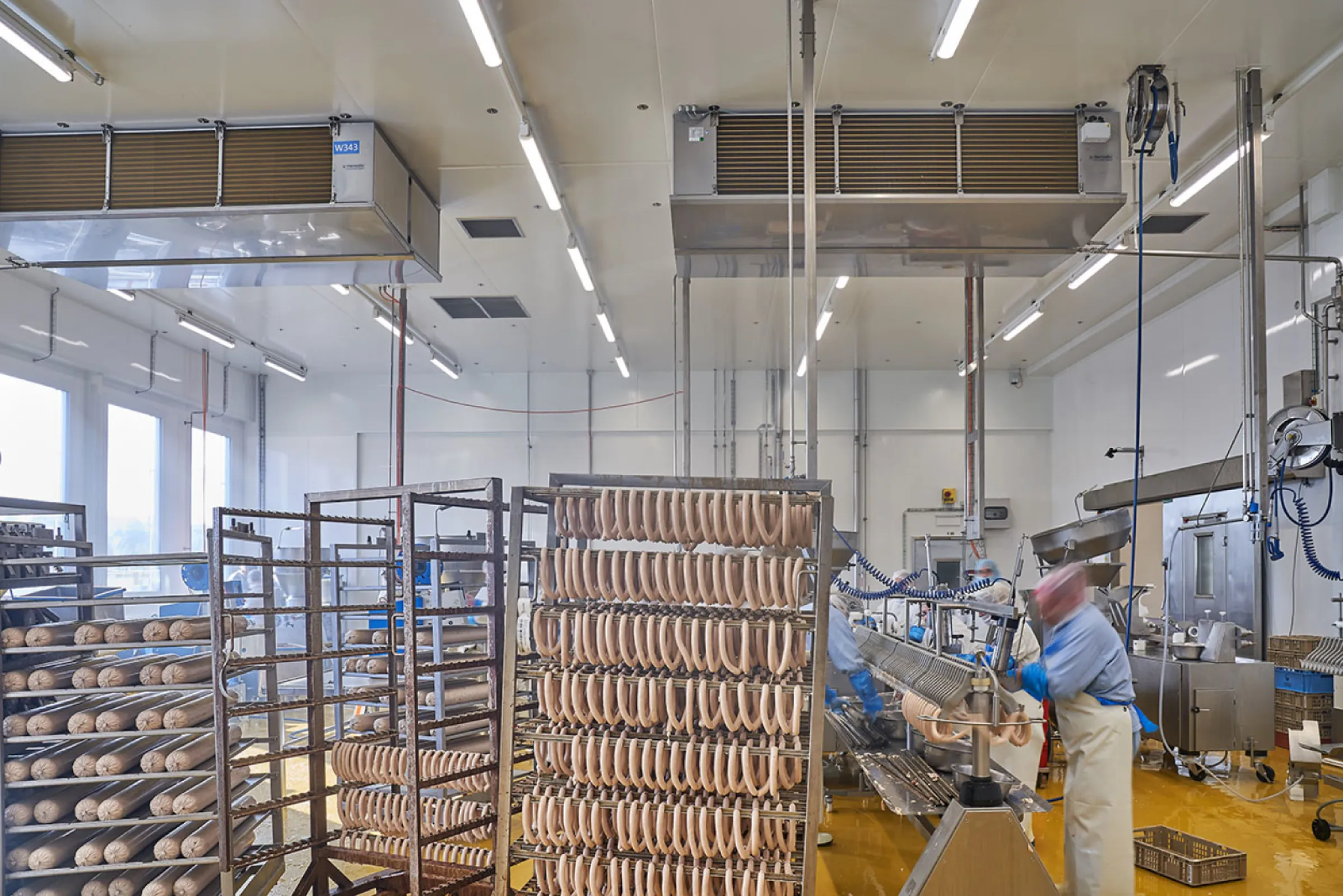 BITBURG LED in a meat processing factory