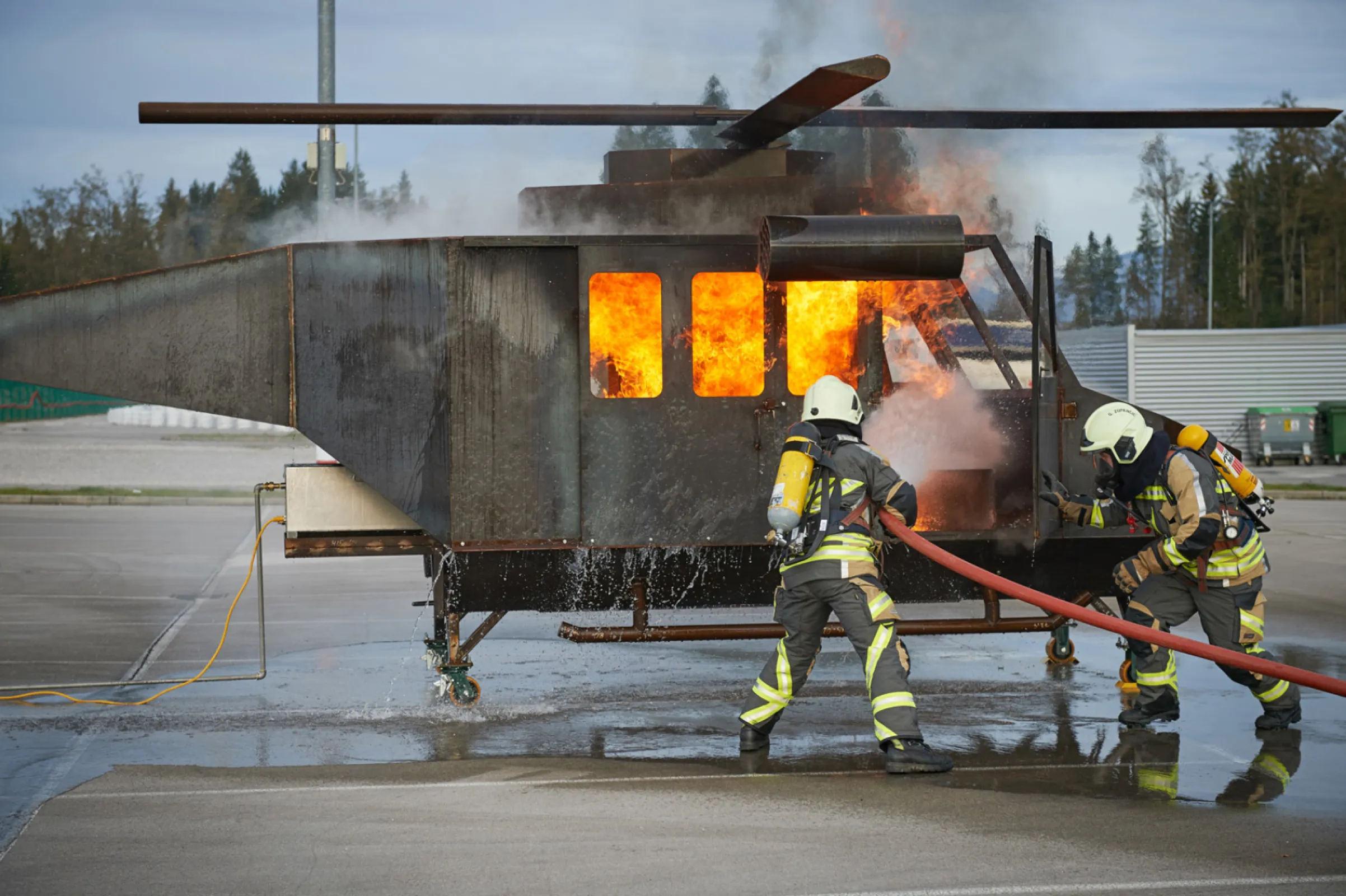 Helicopter Fire Training System