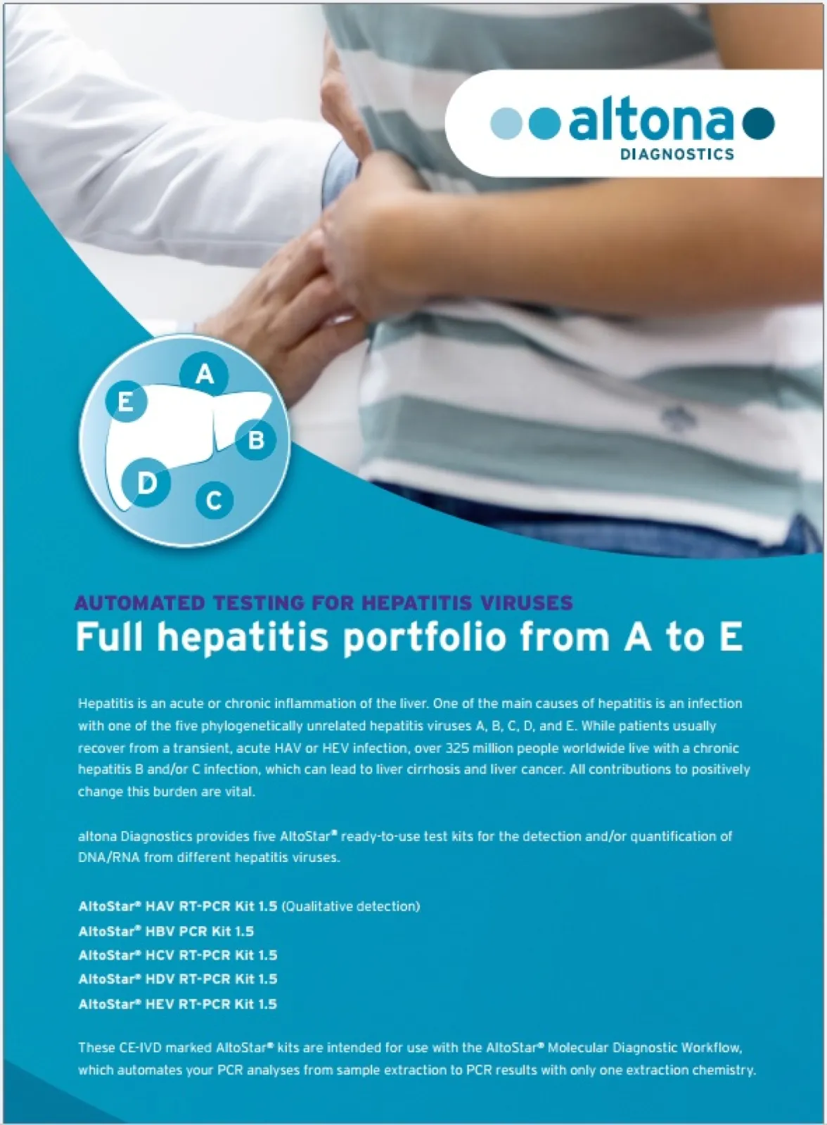 Full hepatitis portfolio A-E
