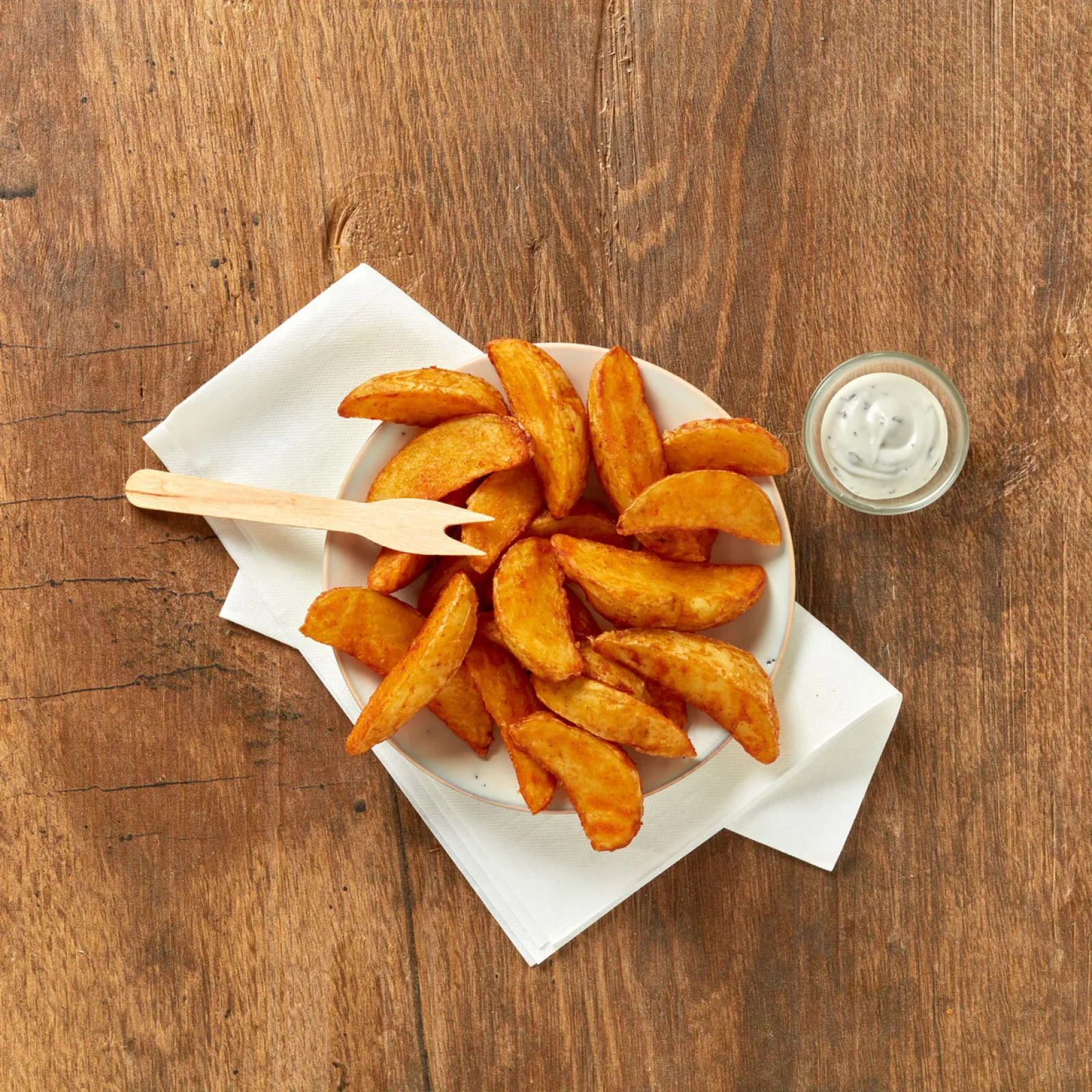 Wedges seasoned (spicy coated)