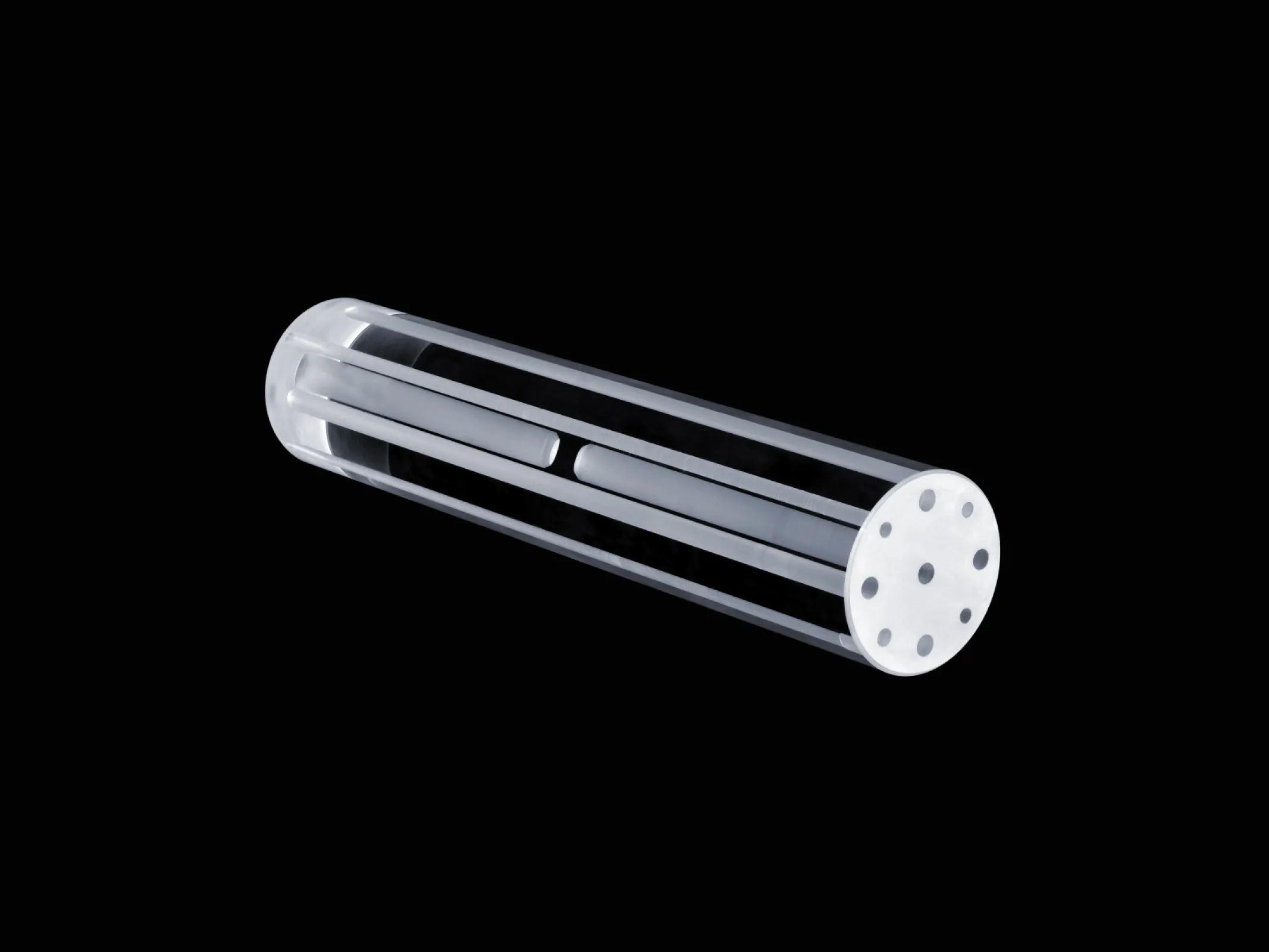 Deep hole drilling for e.g. fiber optic applications