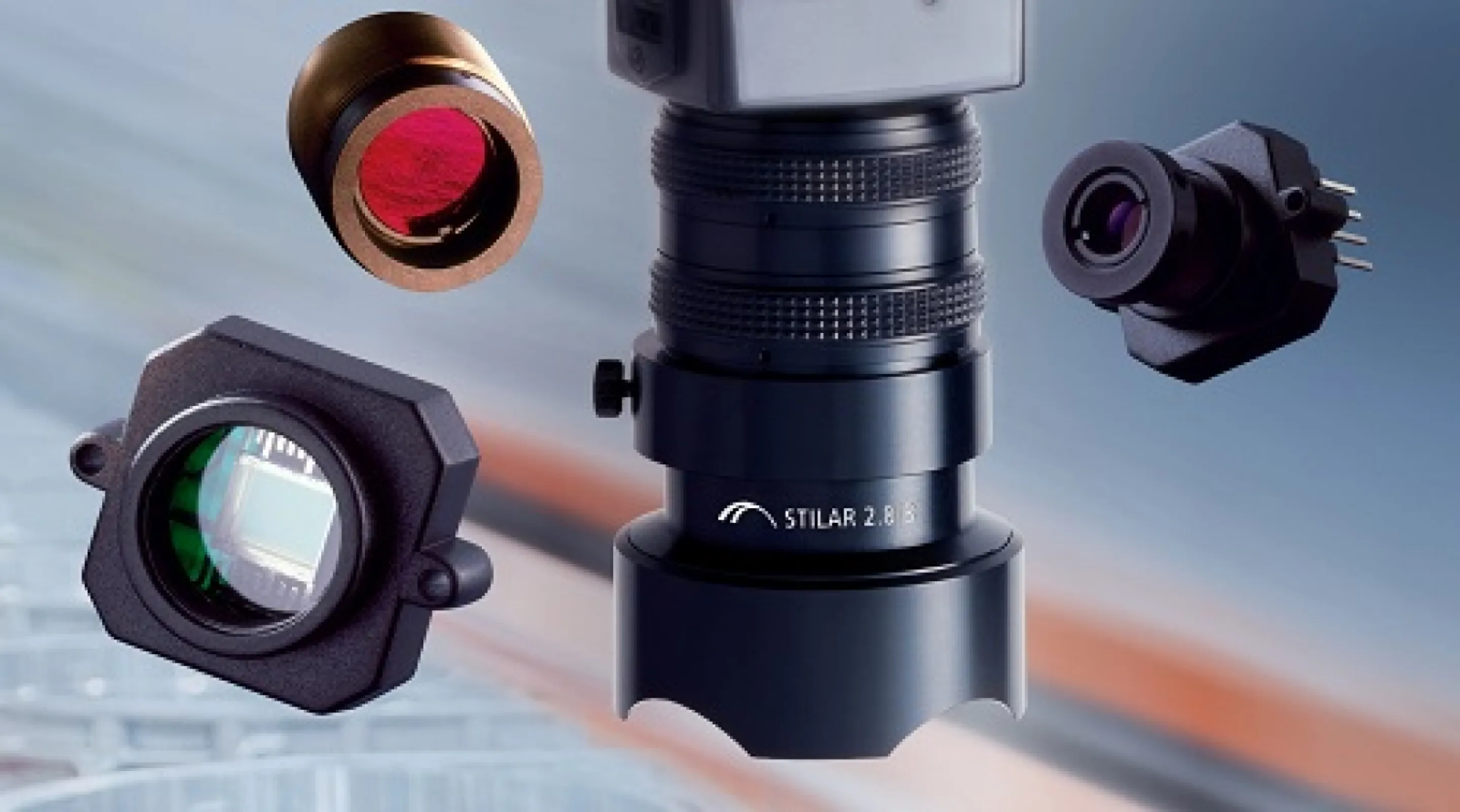 Optics and lens systems for e.g. machine vision, medical and analytics