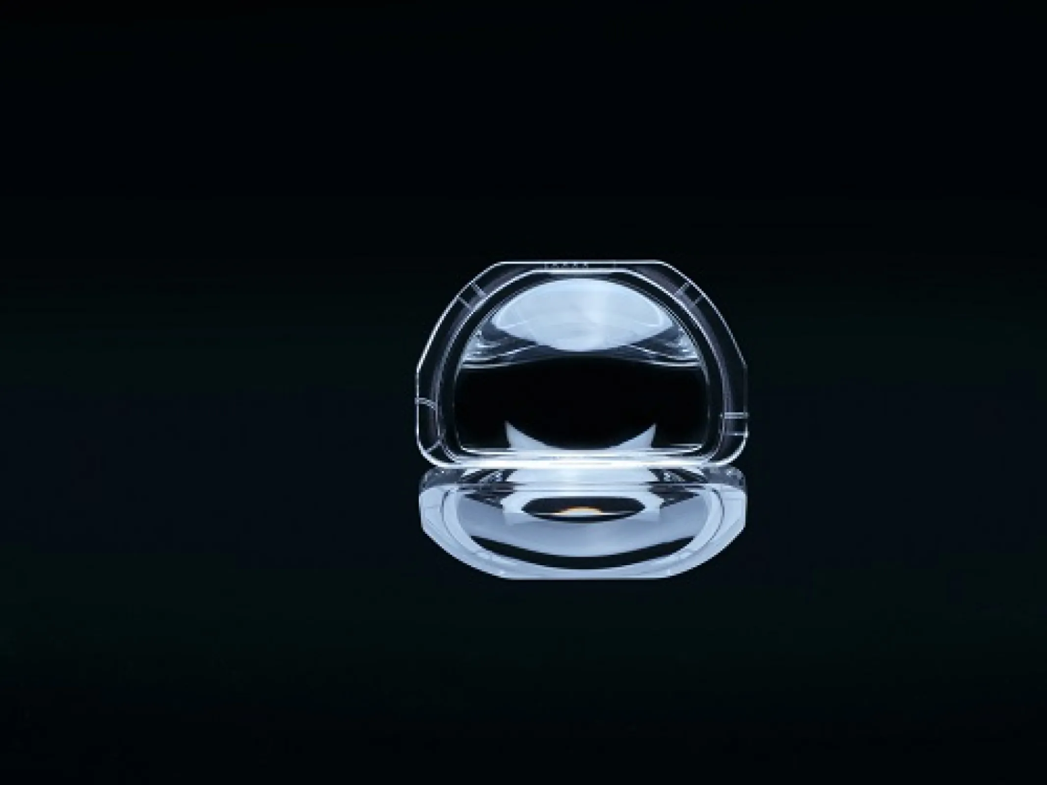 Ready molded, precise glass components out of an industrial process