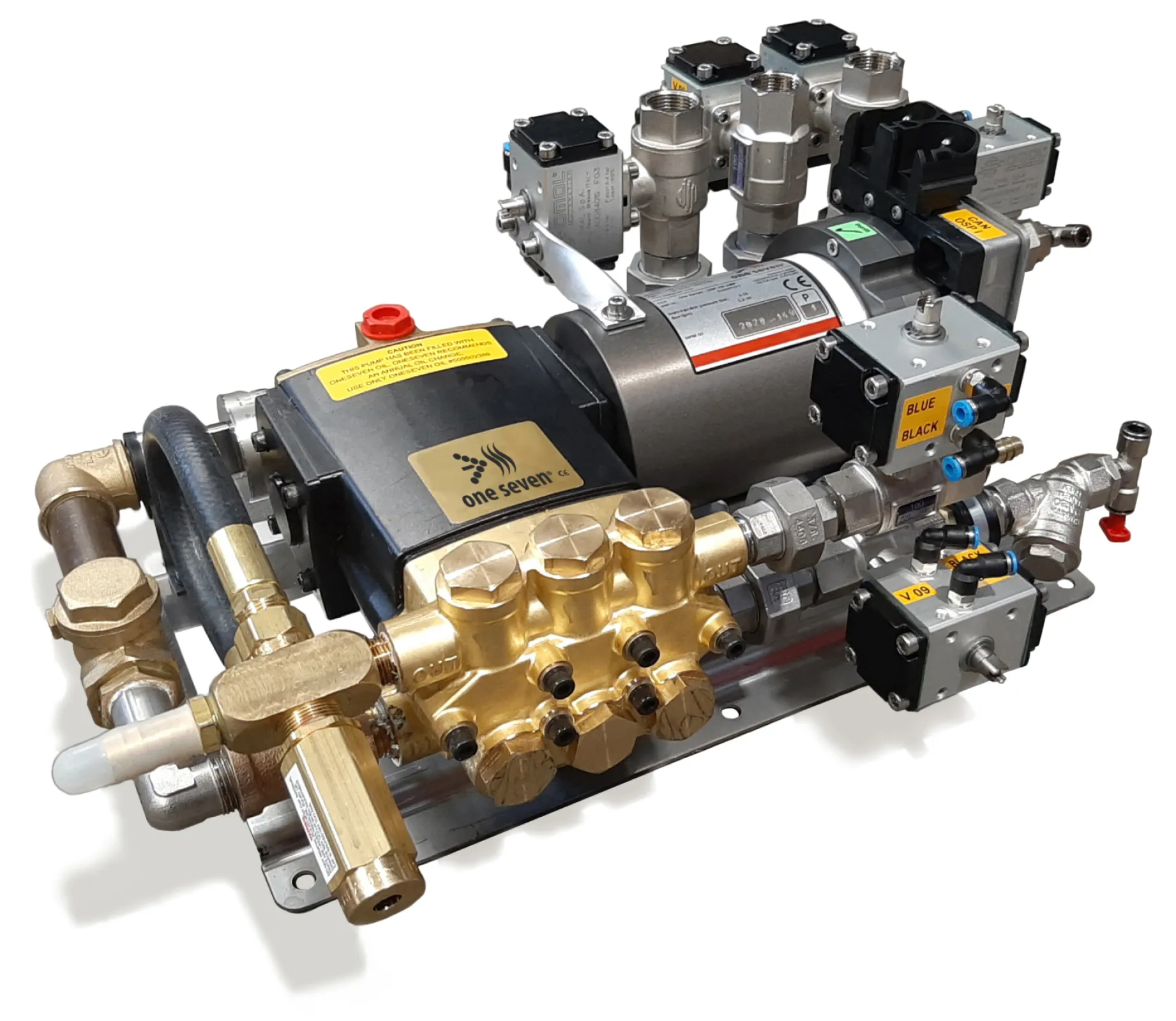 ELECTRICALLY DRIVEN POSITIVE PRESSURE PROPORTIONING SYSTEMS