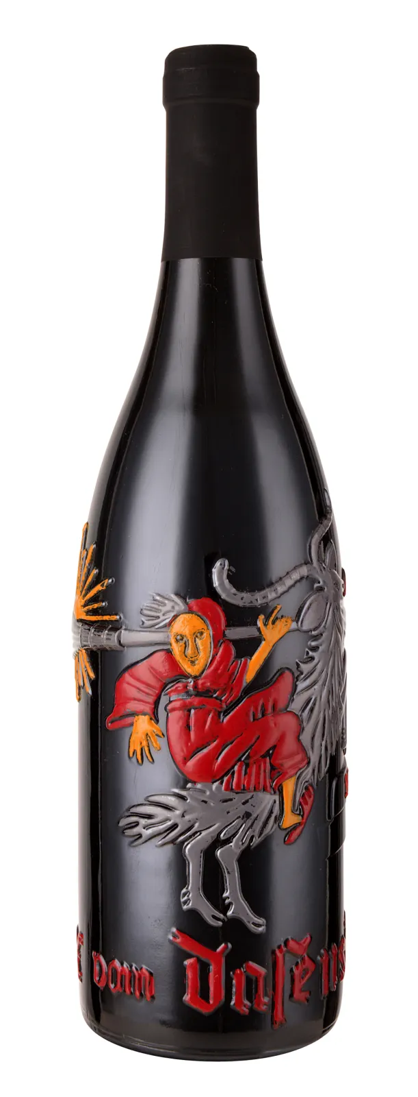 Traditional witch bottle - Pinot Noir quality wine -