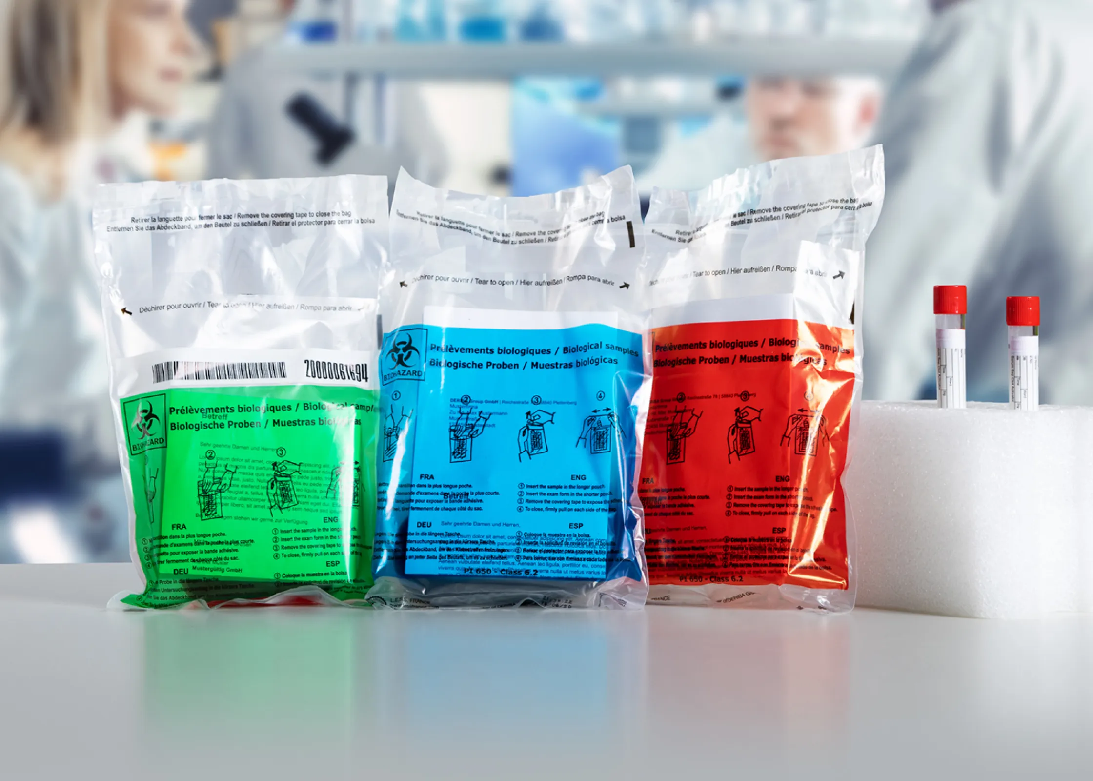 DEBAMED® Speci-Bag - external secondary packaging for biological substances category B (UN3373)