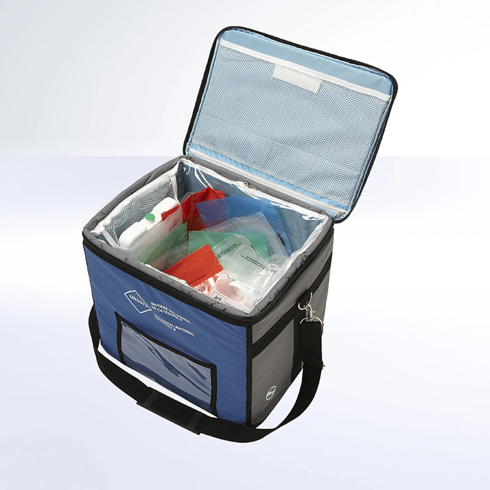 DEBAMED® Lab-Box: In combination with eutectic plates, samples can be kept at a constant temperature during transport.