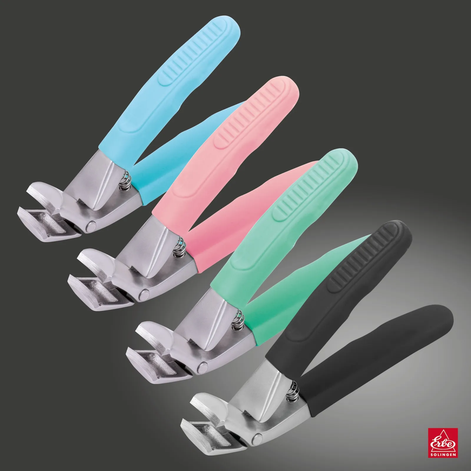 ERBE nail clipper with nipper handle soft grip | 4 colors available