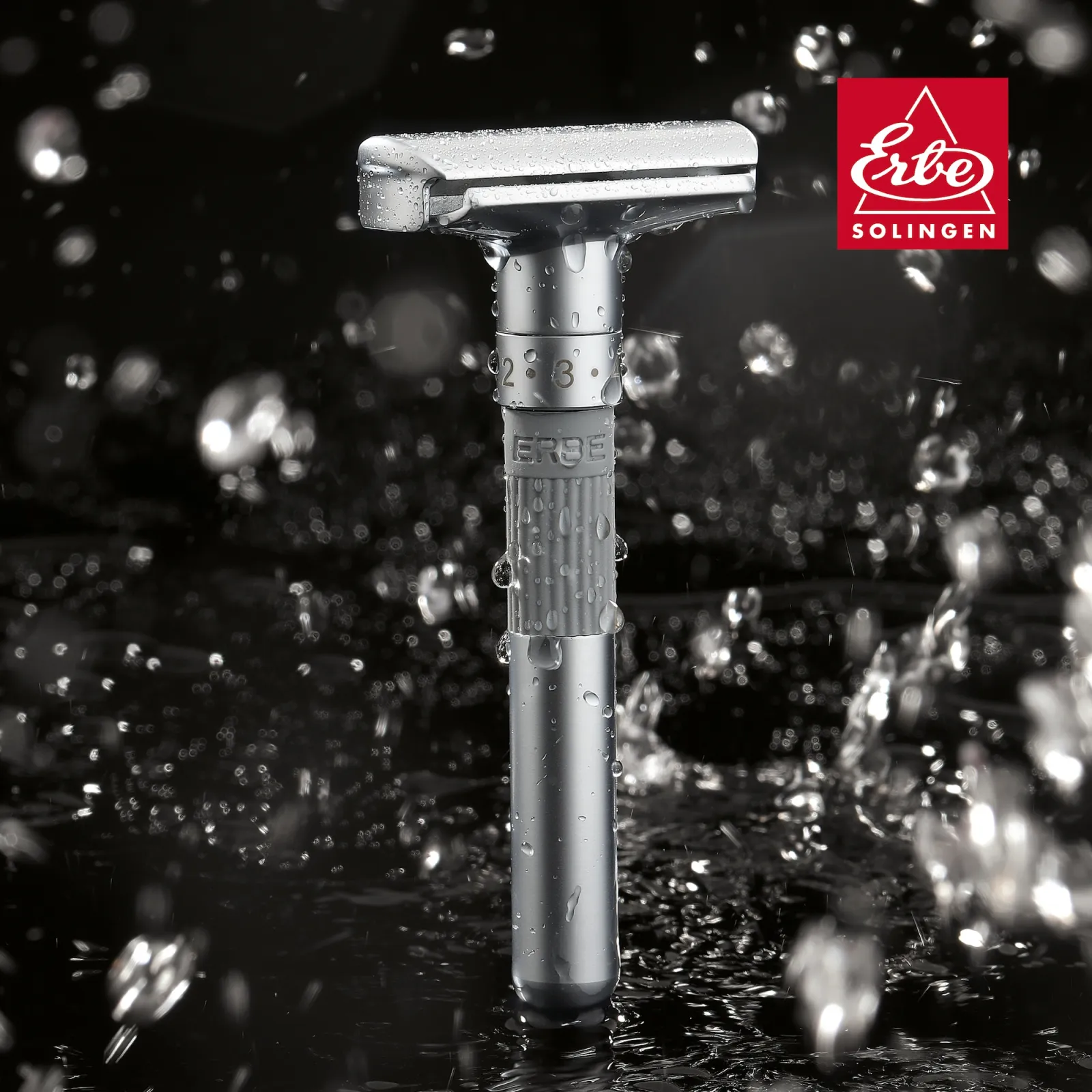 ERBE razor SENSUS | adjustable blade gap | grey soft-grip handle ERBE razor SENSUS | adjustable blade gap | grey soft-grip handle