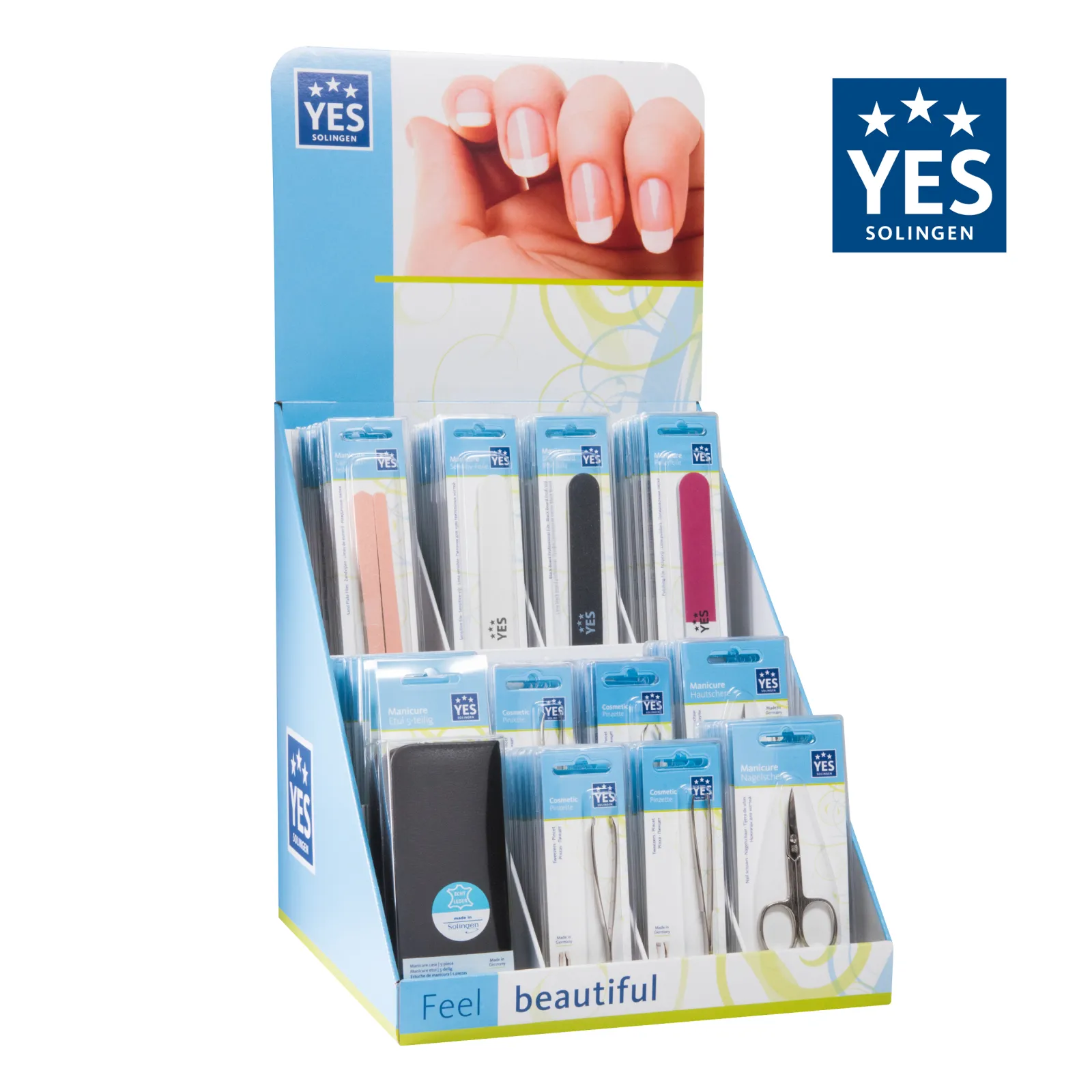 YES counter display | 27 x 29 x 32 cm