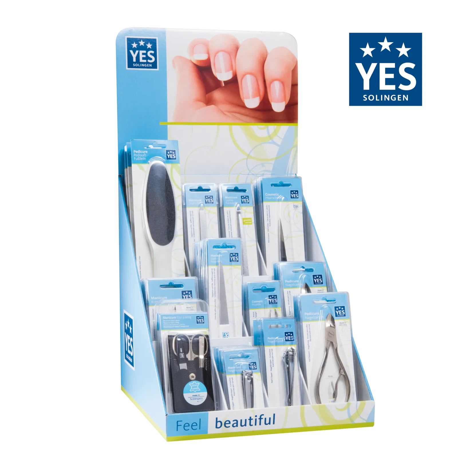 YES counter display | 27 x 29 x 32 cm