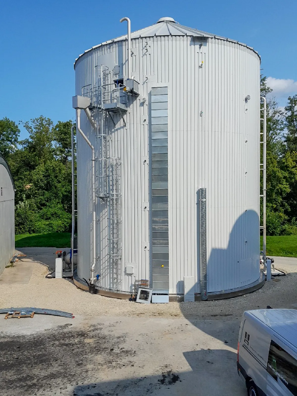 LIPP KomBio®-Reactor: Patented digester with integrated gas accumulator