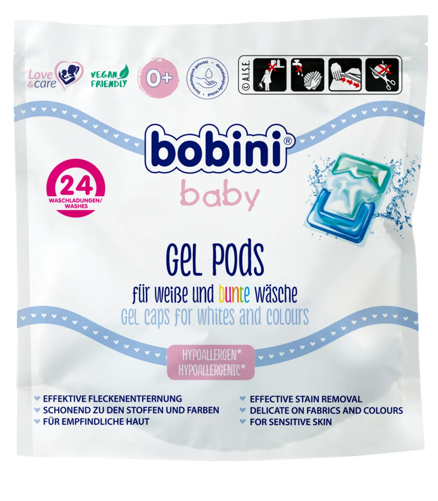 bobini baby - Washing Pods for white and color