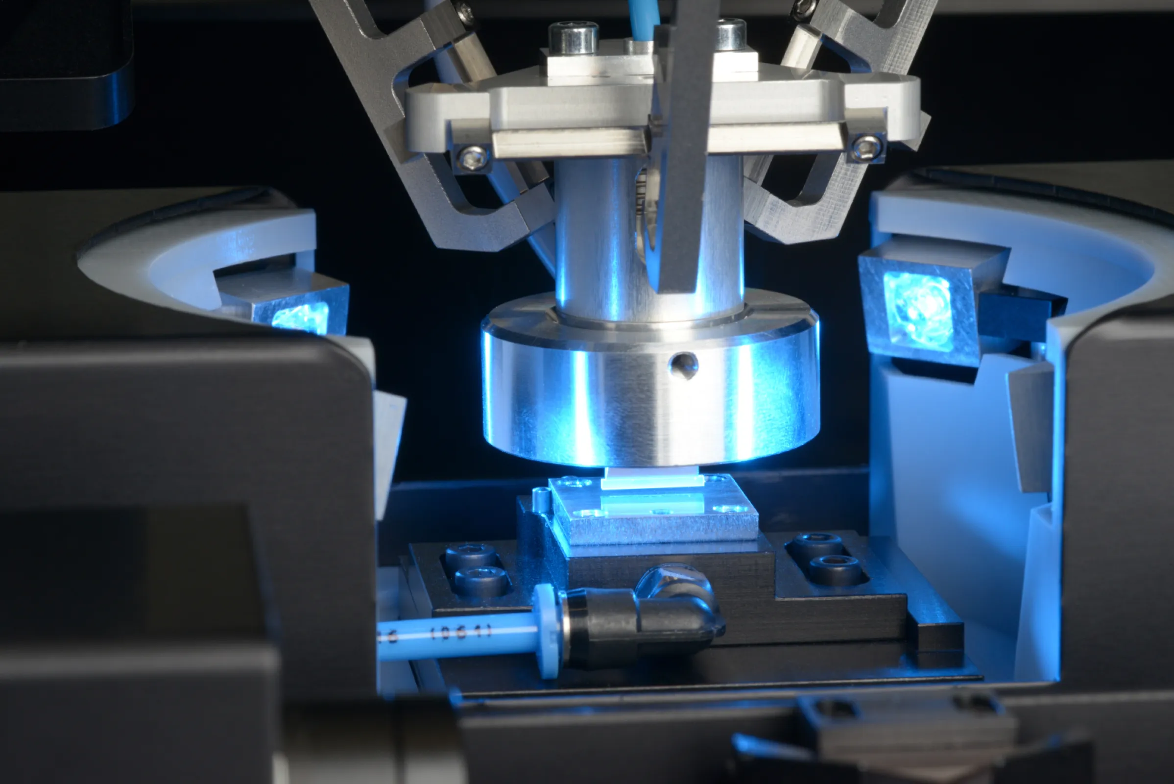 Lens Stacking Machine with active alignment option and <1 micron postbonding accuracy