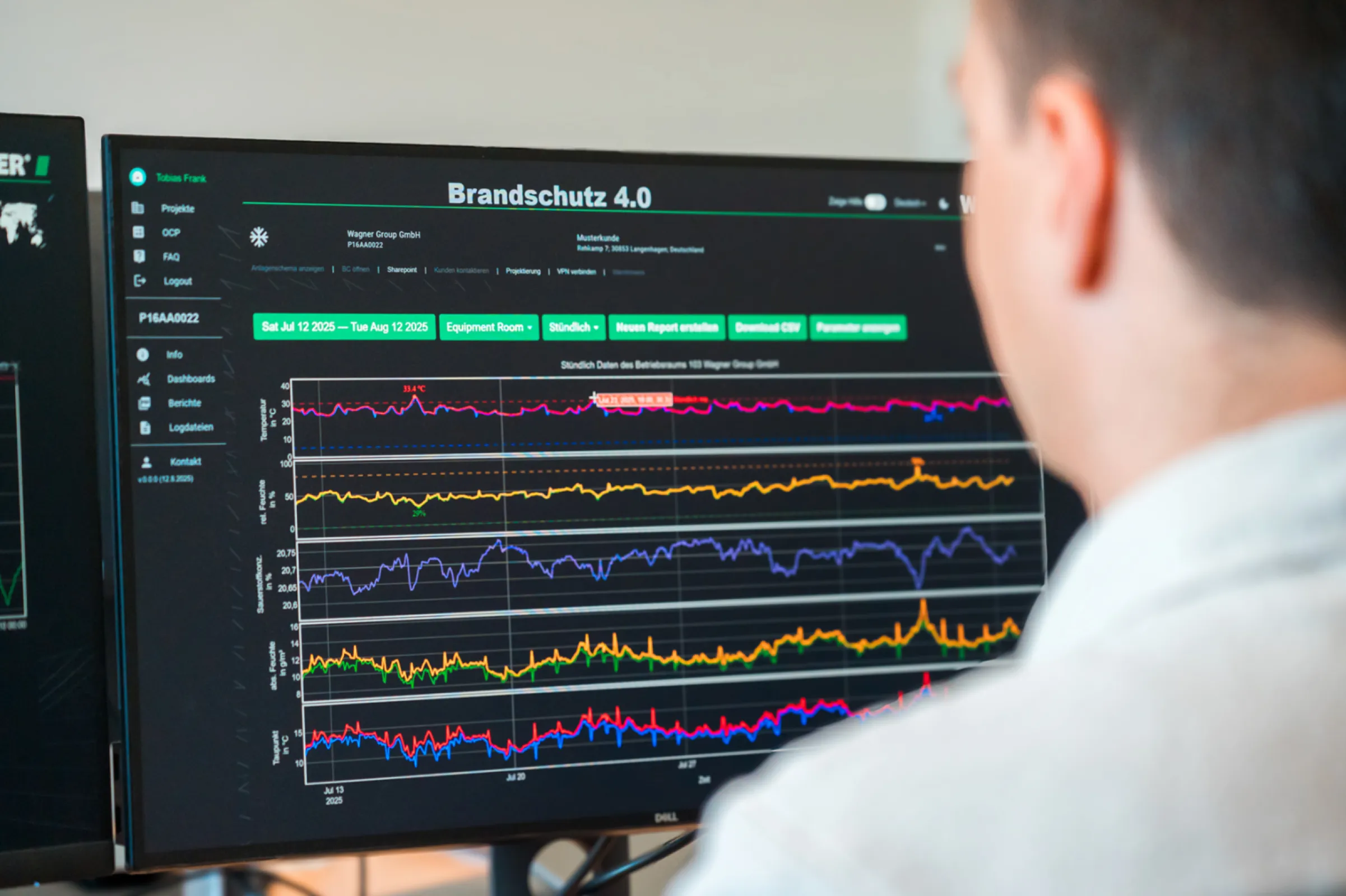 Smart fire protection systems: WAGNER integrates real-time monitoring and AI-supported analytics to optimize performance, minimize maintenance costs, and prevent downtime.