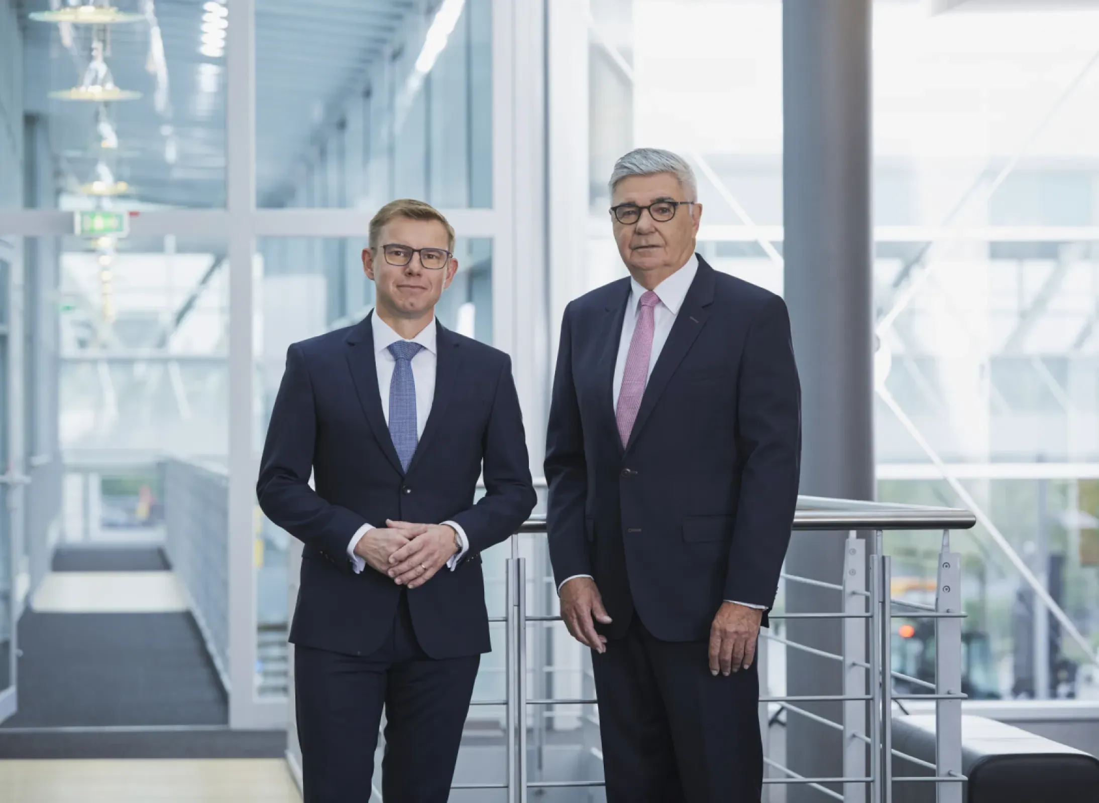 AUCOTEC Board Horst Beran (right) and Uwe Vogt (left)