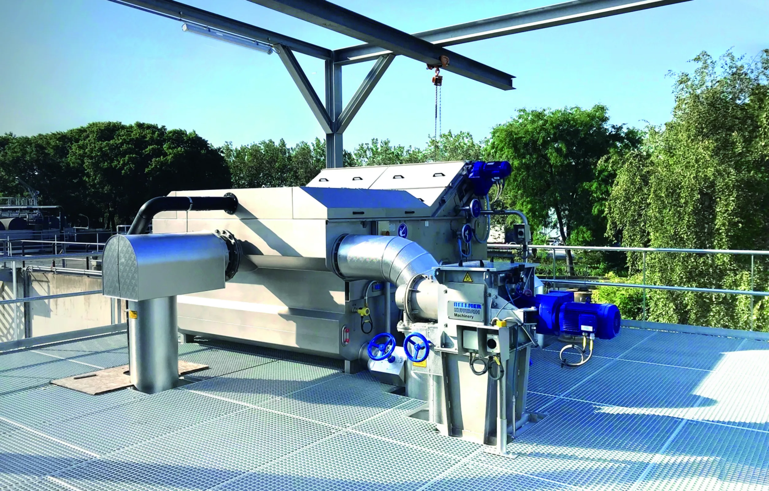 Bellmer TurboScreen for pure filtration without additives.