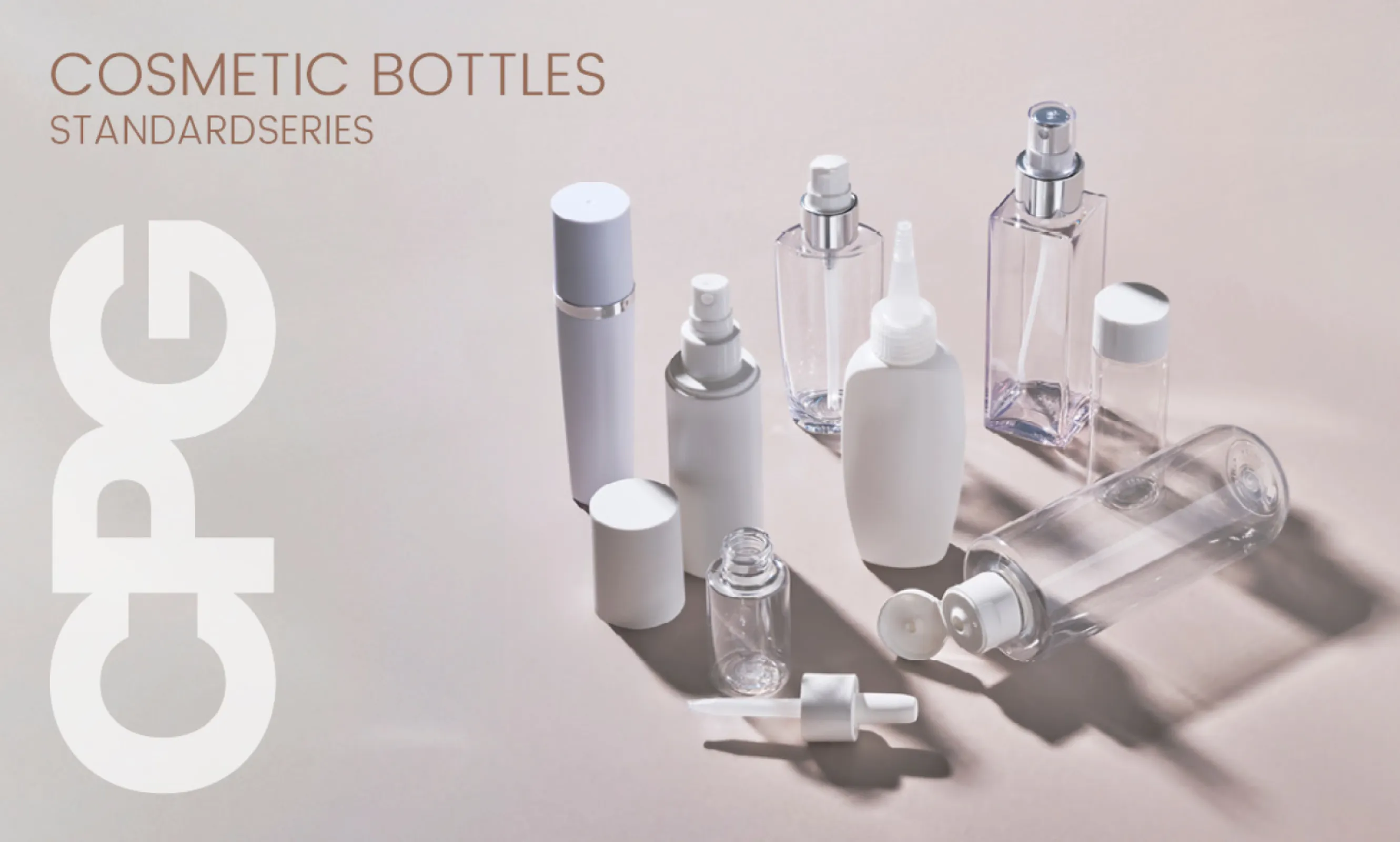 Packaging makes  all the difference!  Be inspired by our wide range of high-quality standard bottles and flacons. Choose from state-of-the-art shapes, a wide variety of plastic materials, and endless volumes, and combine your packaging with the right closures and accessories.