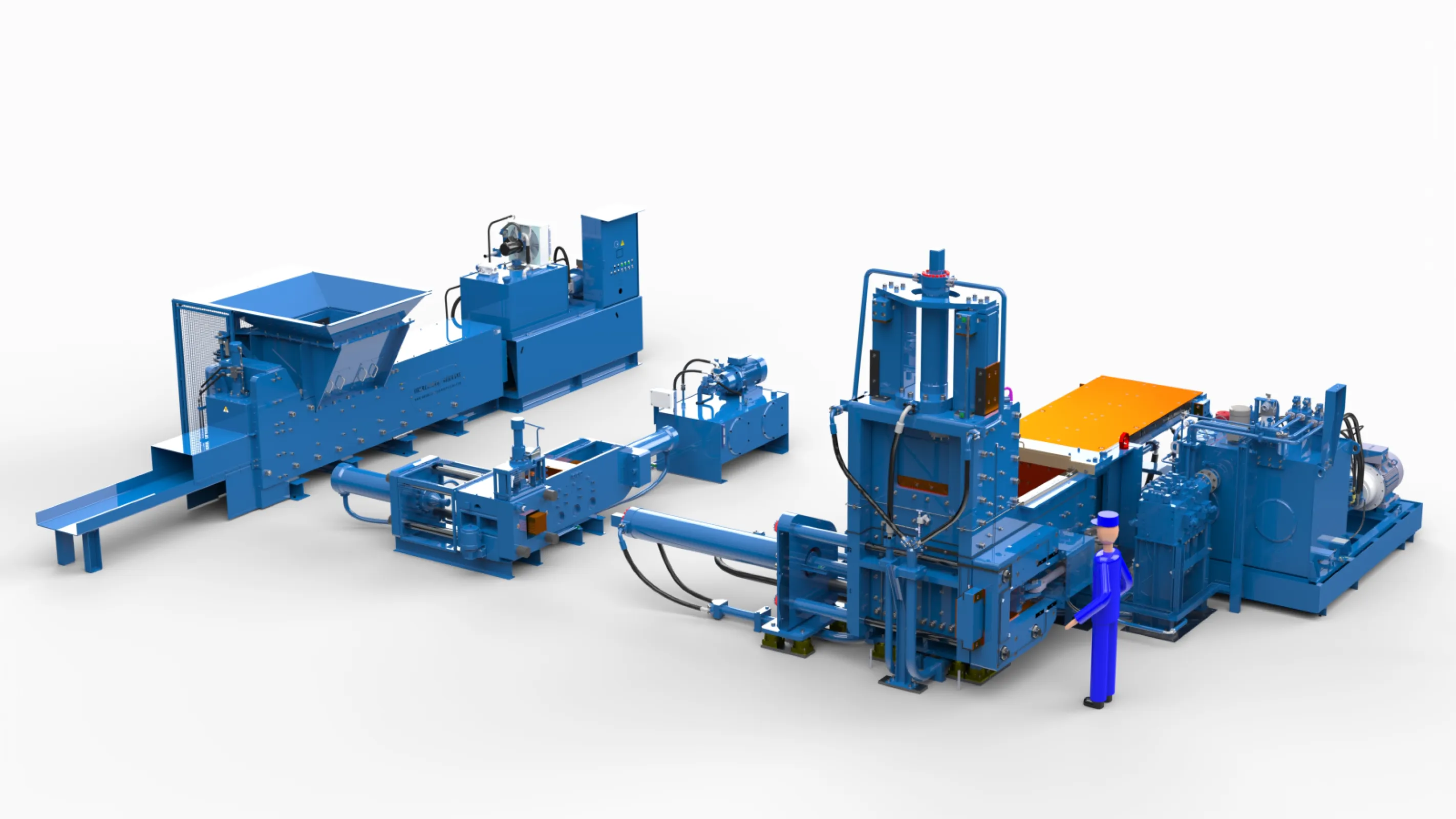 Baling presses of different size and function