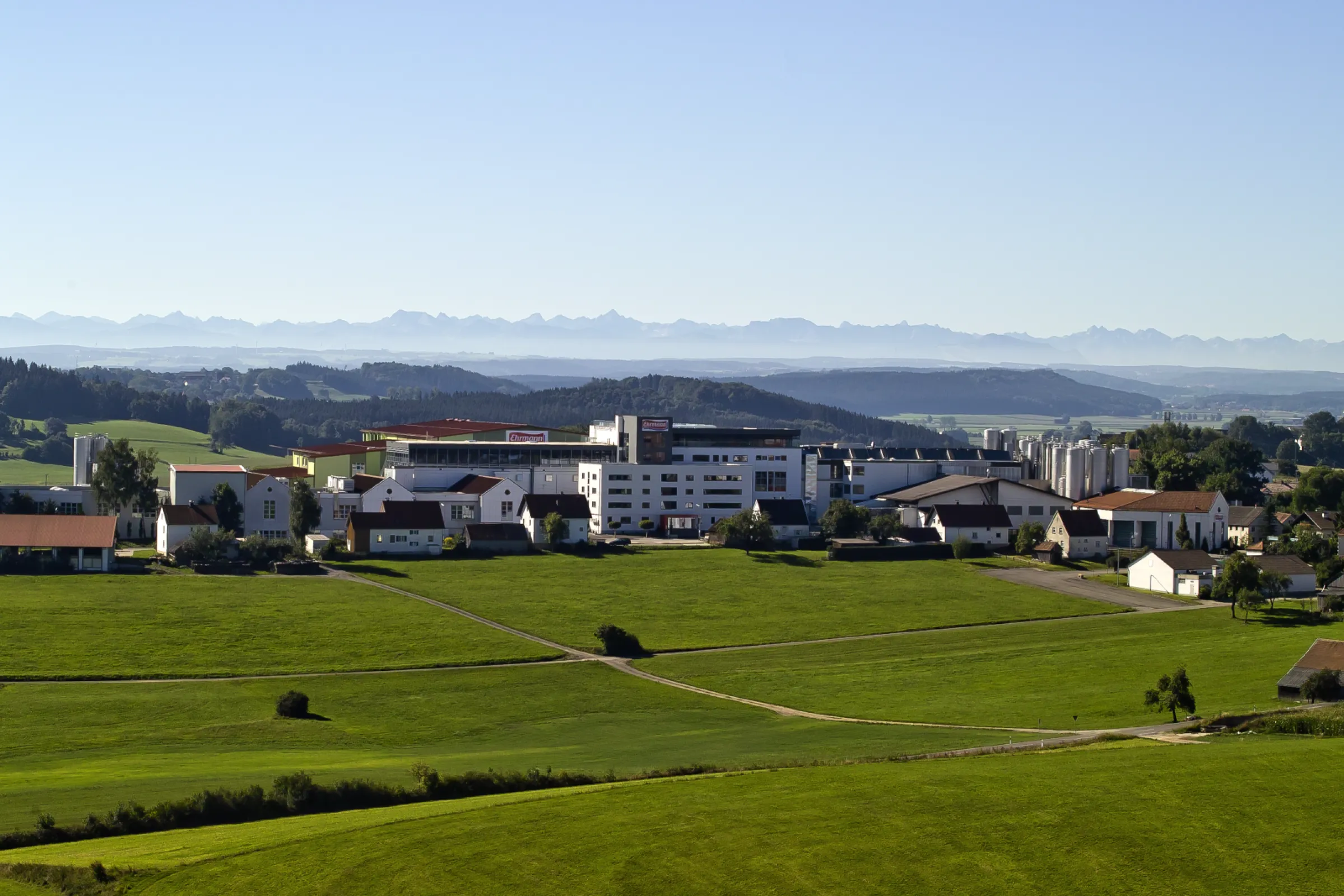 Ehrmann headquarters in the Allgäu region (Bavaria, Germany).