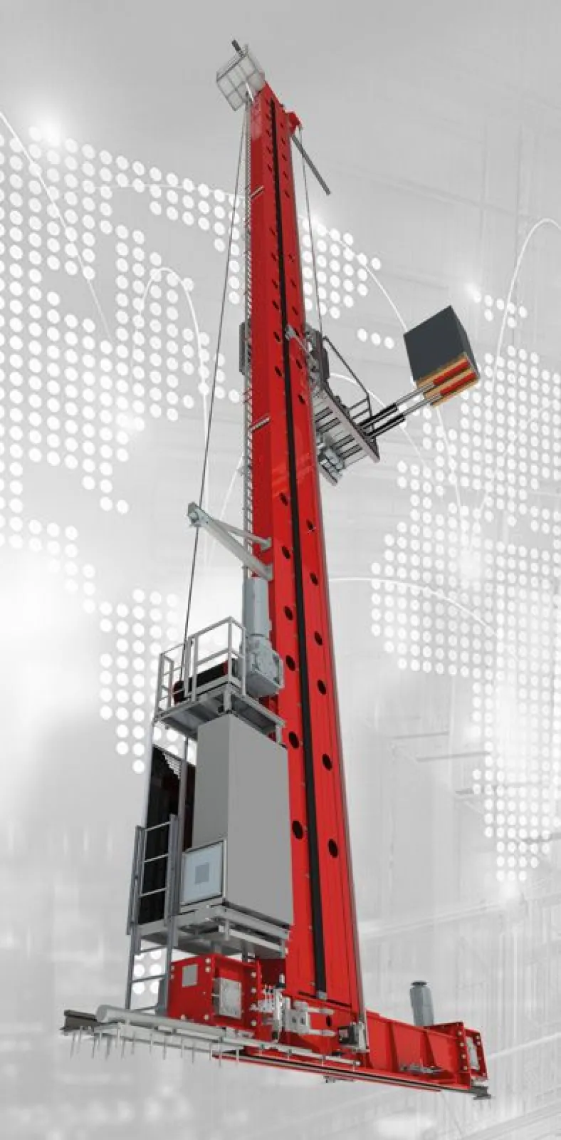 MIAS pallet stacker crane