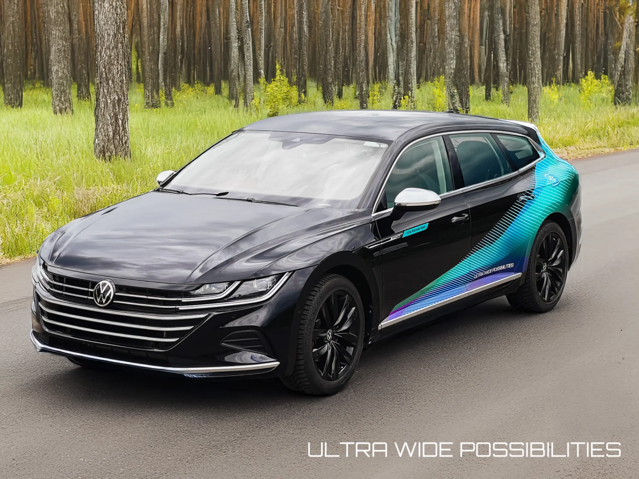 Demonstration vehicle featuring advanced UWB technology