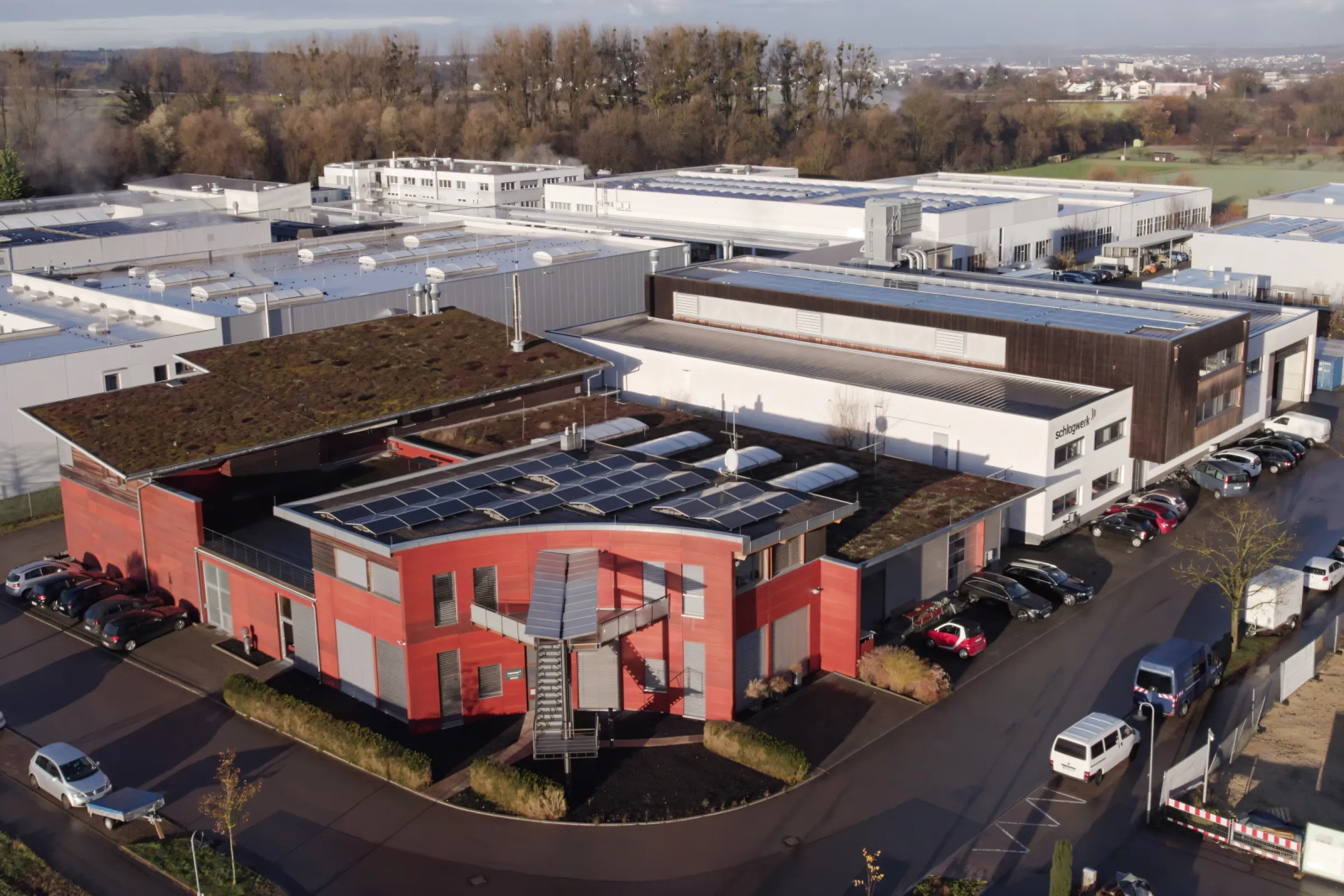 Schlagwerk administration and production building