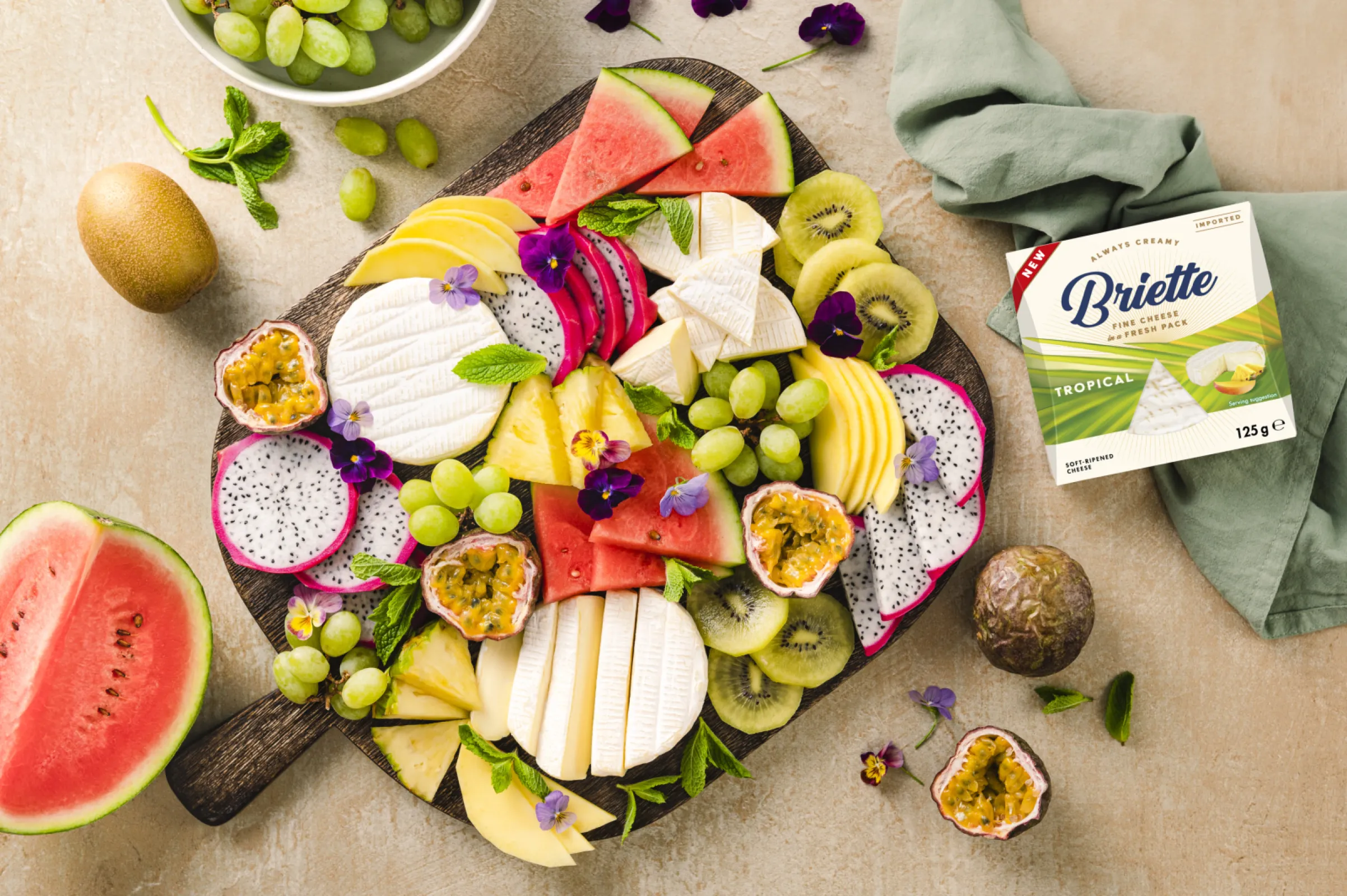 New Flavor Briette Tropical - with a hint of ananas & mango