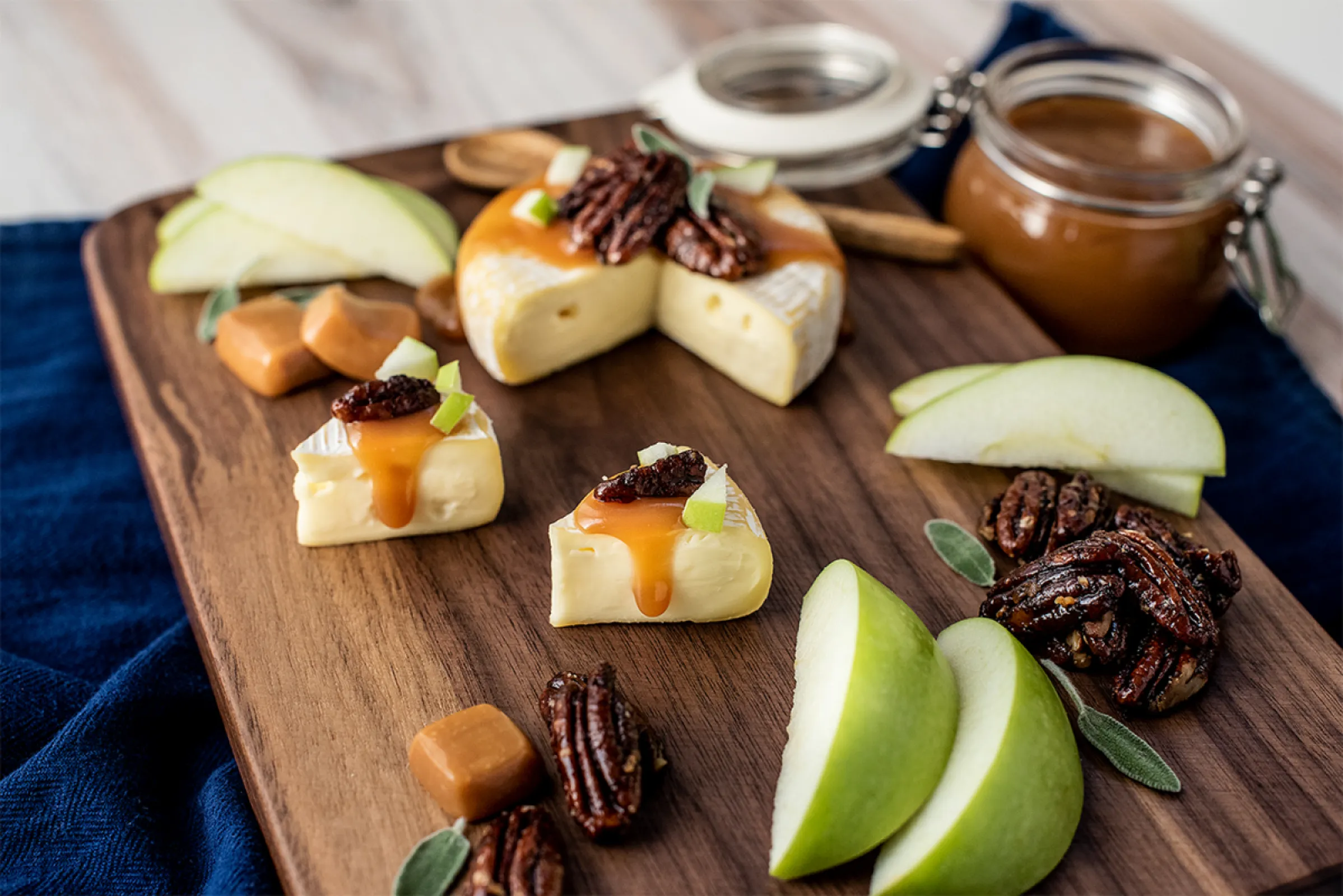 Briette dulce de leche - with a hint of caramel flavor