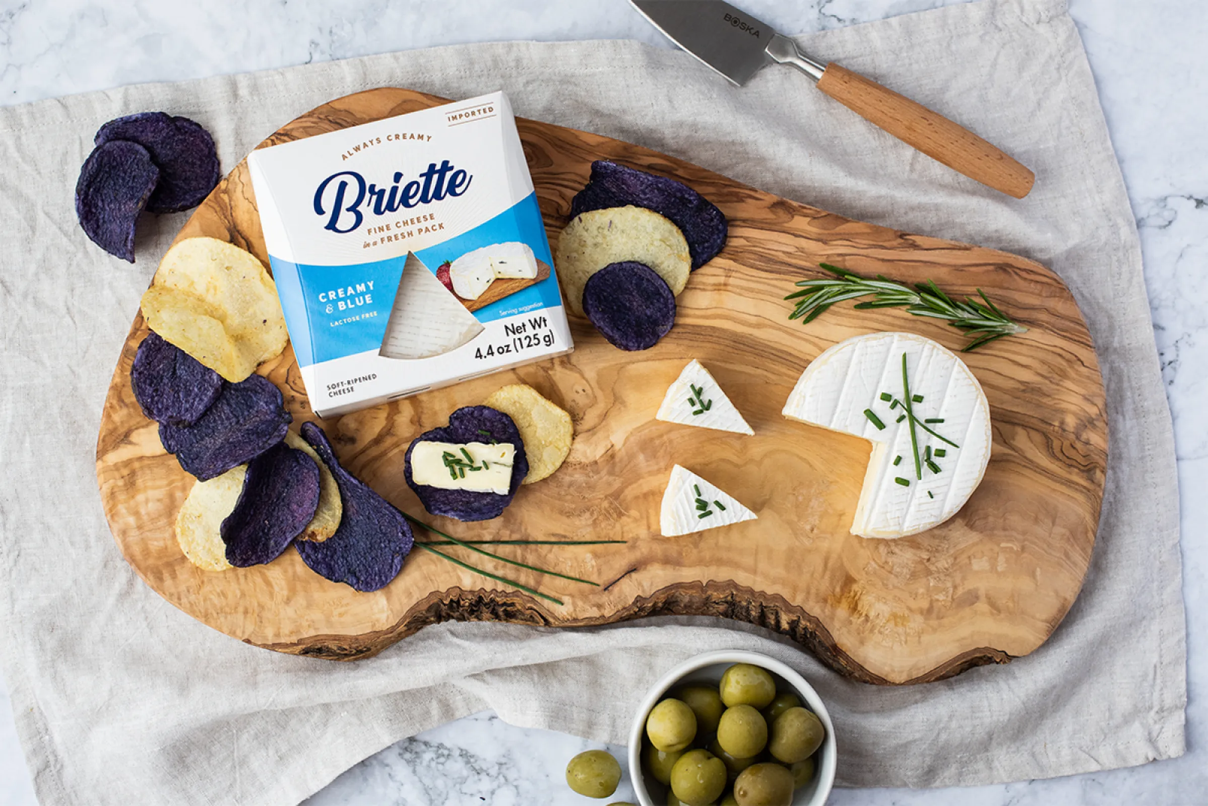 Briette creamy & blue