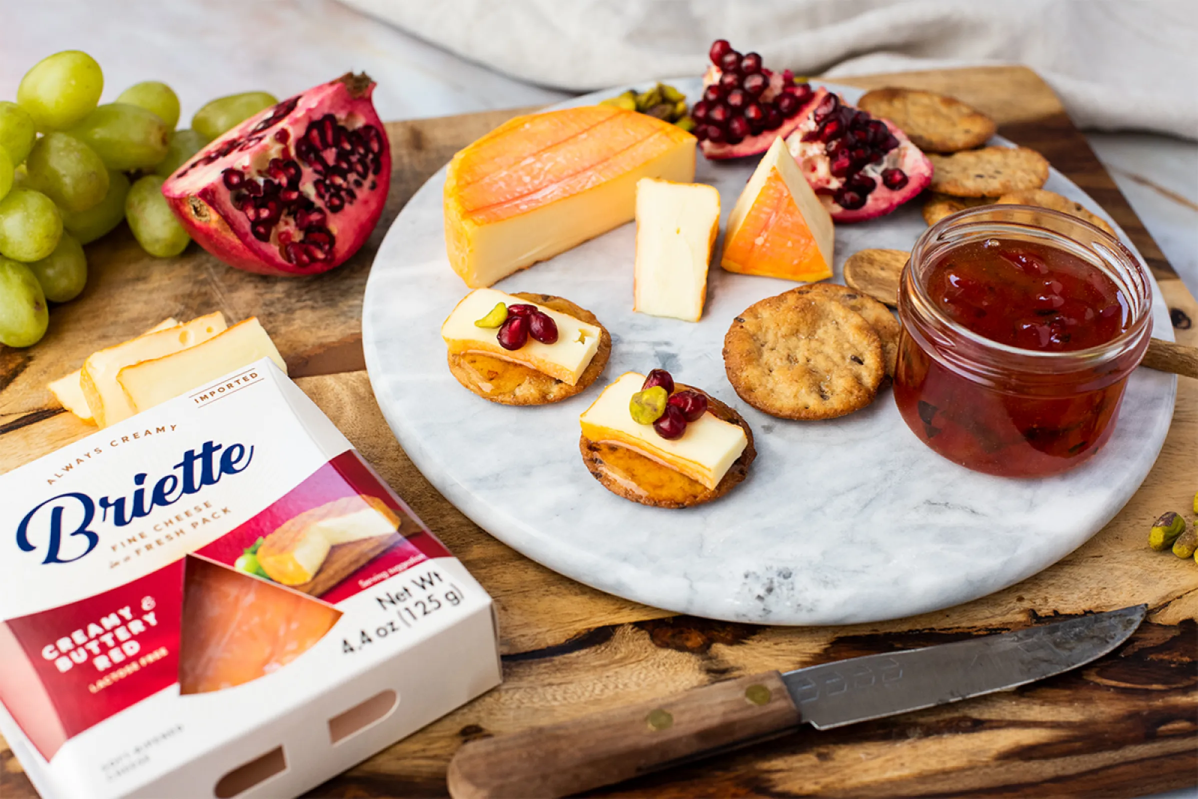 Briette creamy & buttery red