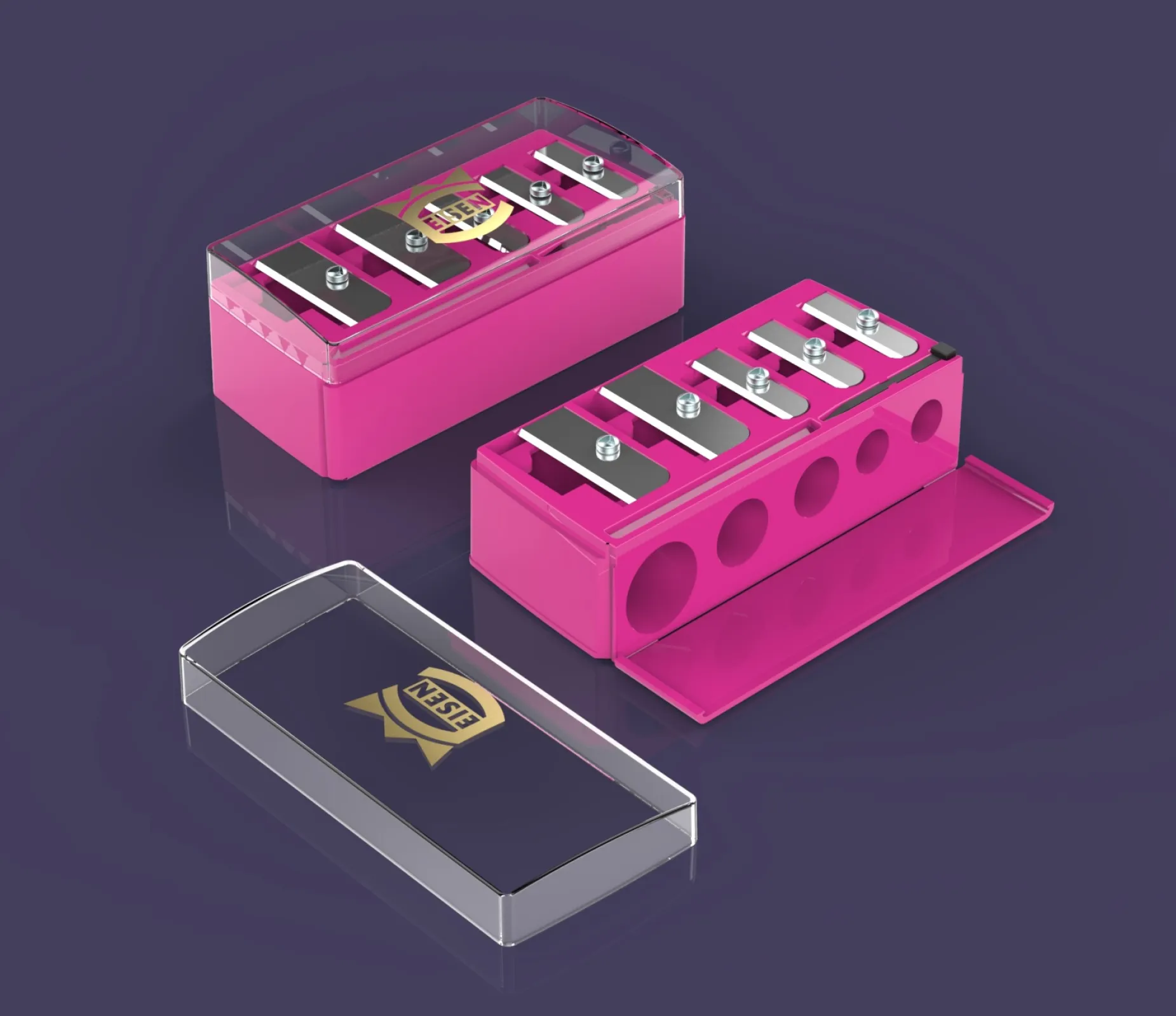 Eisen #915 5-in-1 cosmetic pencil sharpener