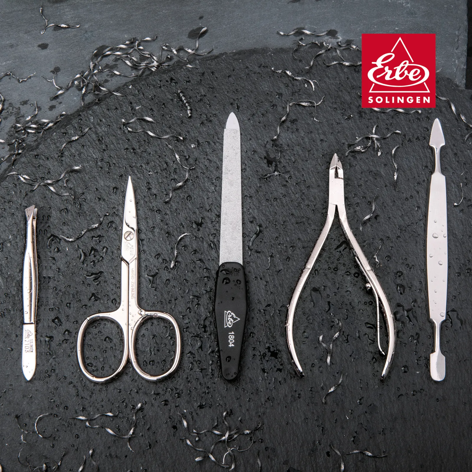 ERBE stealwear instruments for manicure, pedicure and cosmetic MADE in SOLINGEN | GERMANY