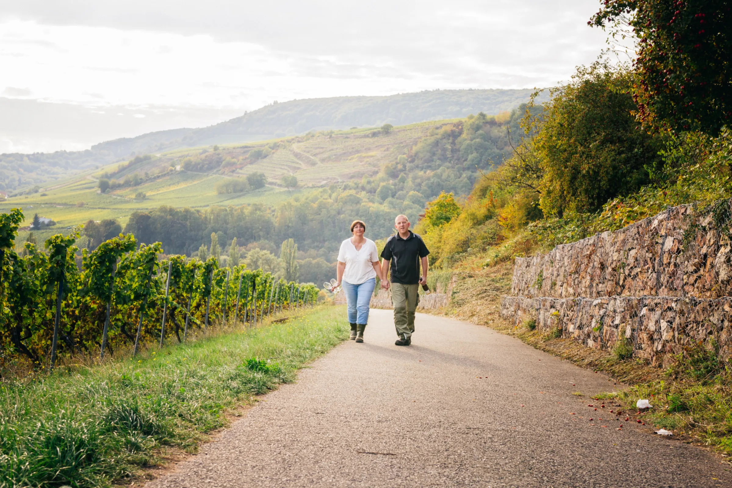 Carolin and Erik Riffel at Binger Scharlachberg Grand Cru