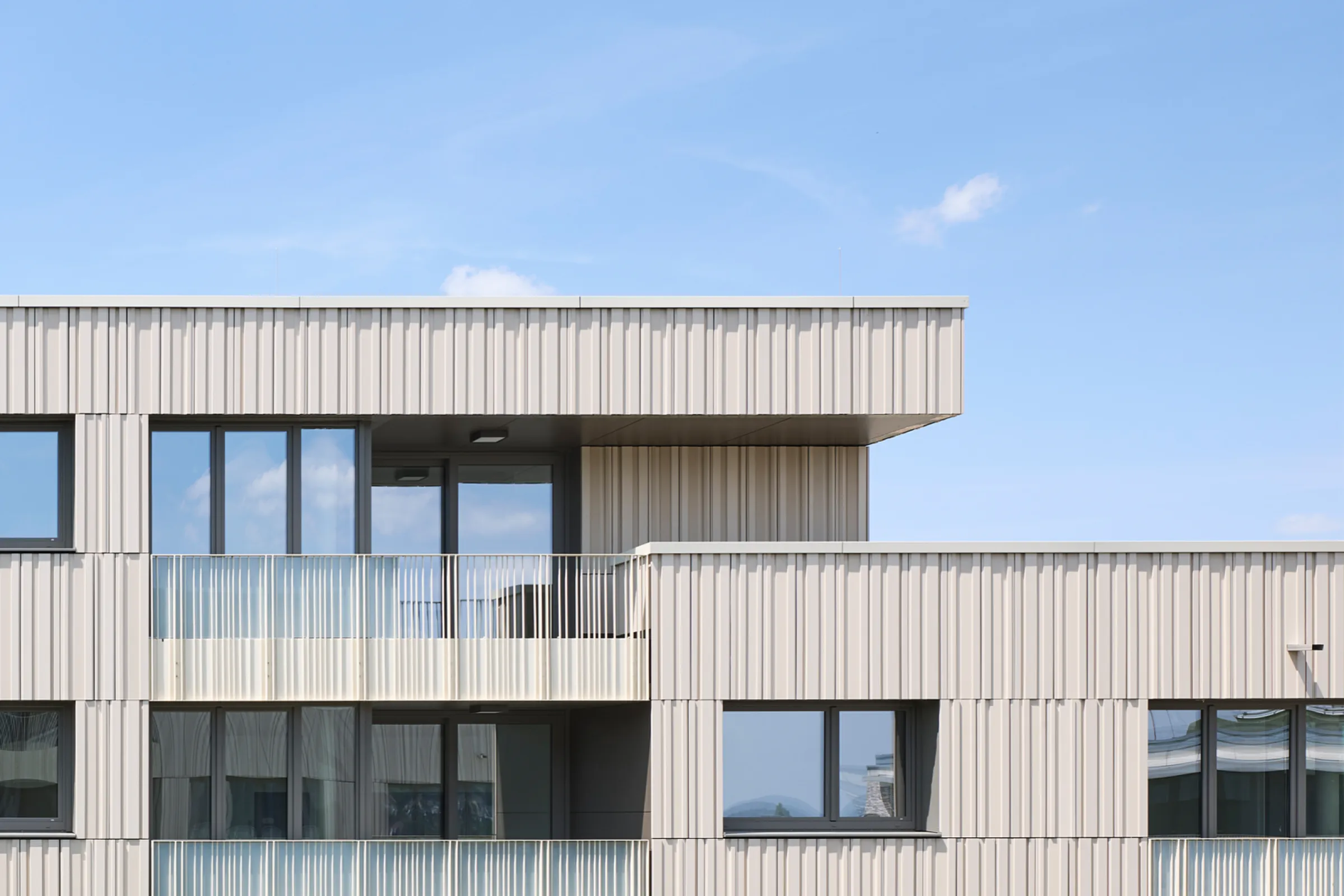 Residential complex in Pforzheim, Pforzheim (DE), Surfaces: V-04-1 | V-04-2 | V-04-3 | V-04-4 | V-04-5, Project Type: New construction, Architect: Sacker Architekten GmbH (DE), Photographer: Fotografie Dietmar Strauß